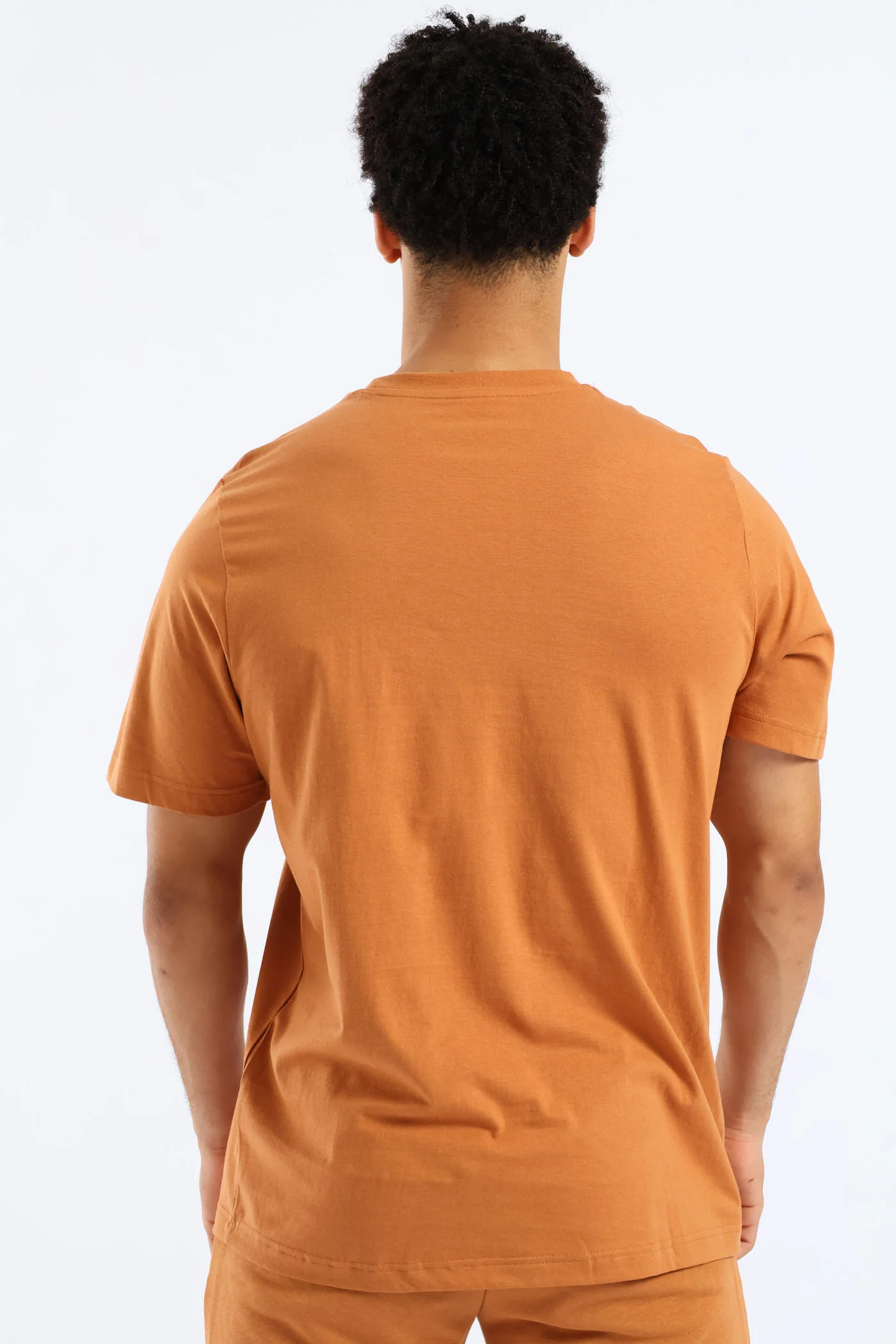 Essential 2 Color Small No. 1 Logo Tee - Dark Caramel - Image 4