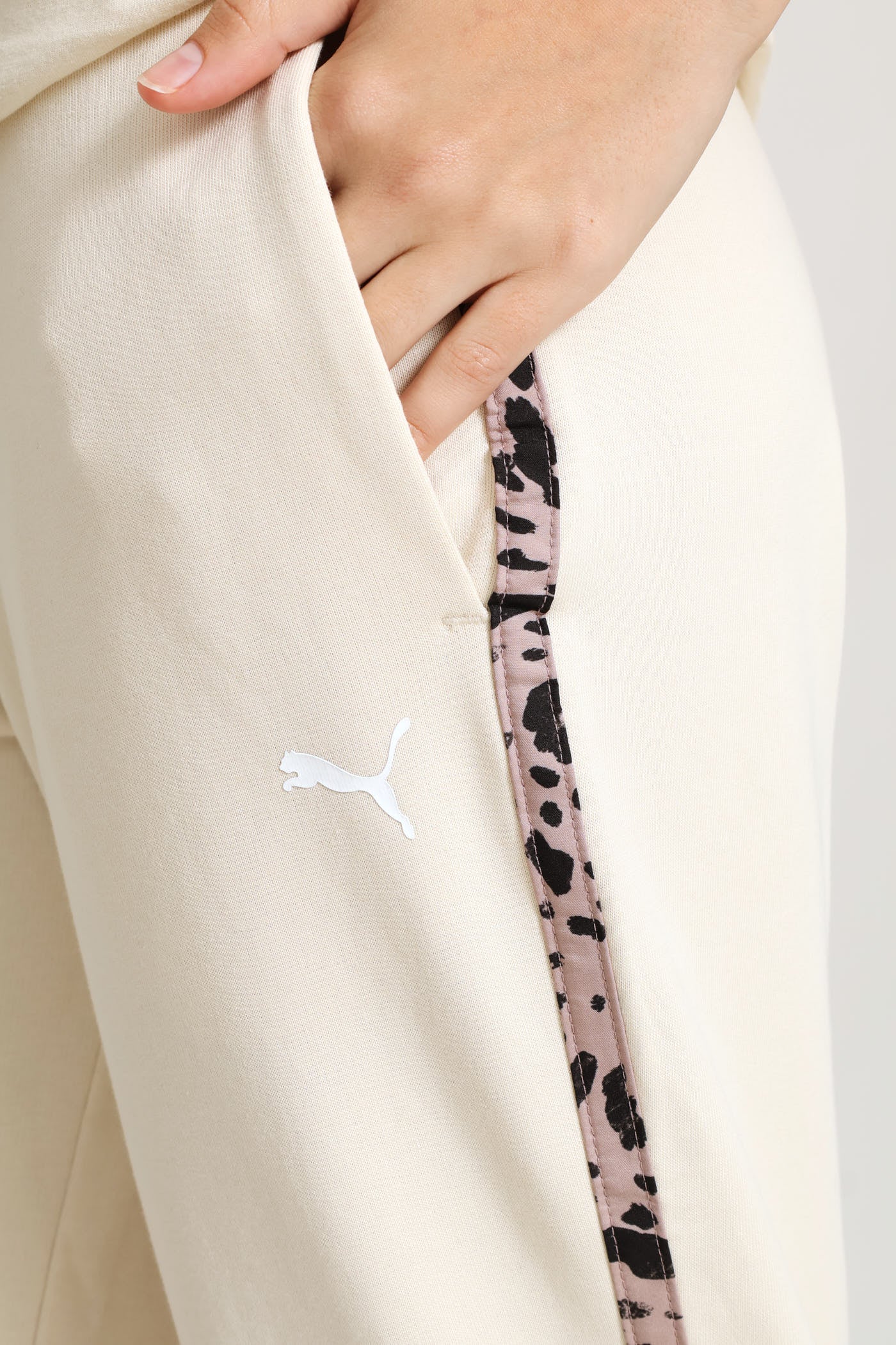 Essential Animal Graphic Comfort Pants - Stone - Image 3