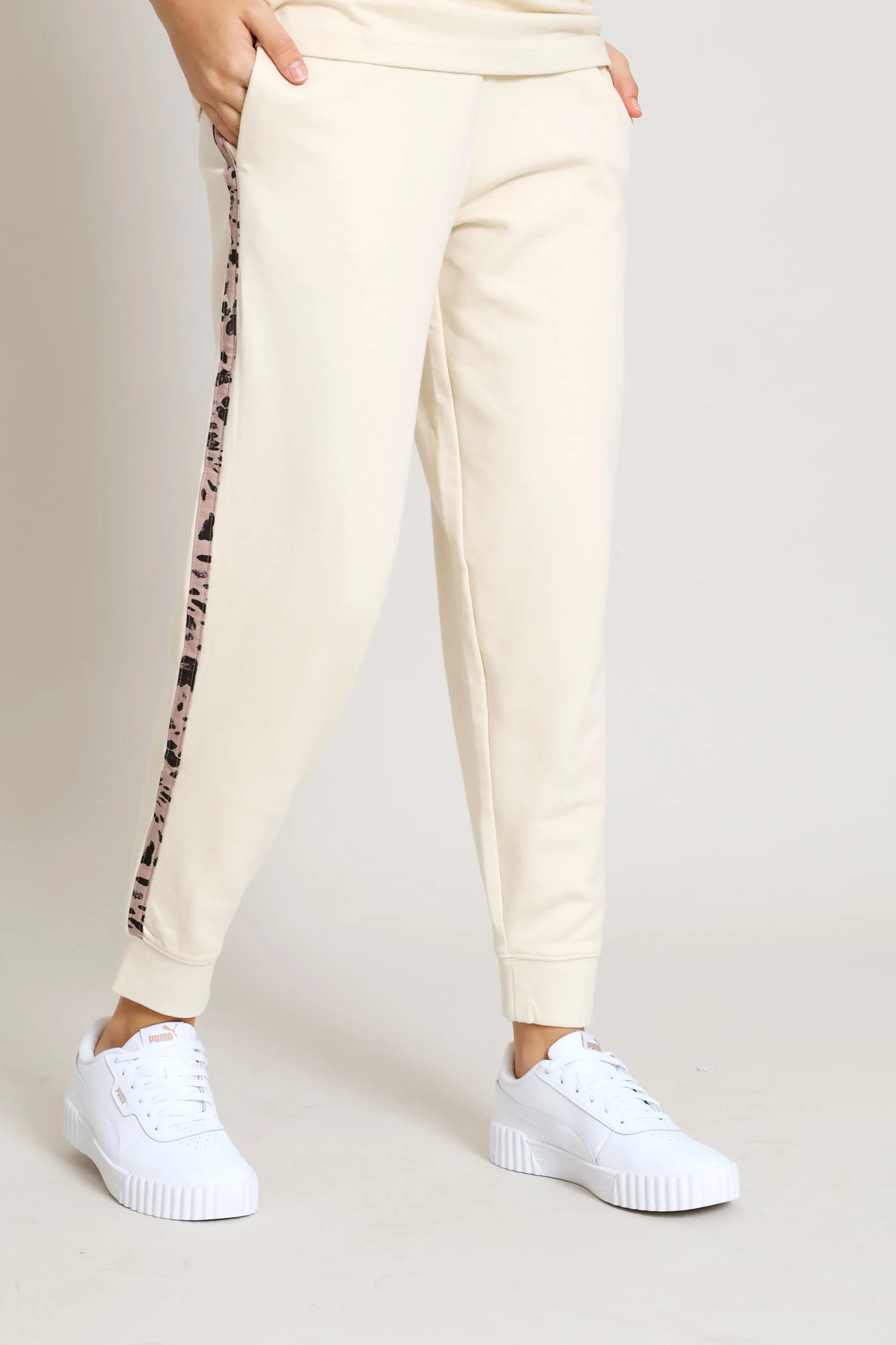 Essential Animal Graphic Comfort Pants - Stone - Image 4