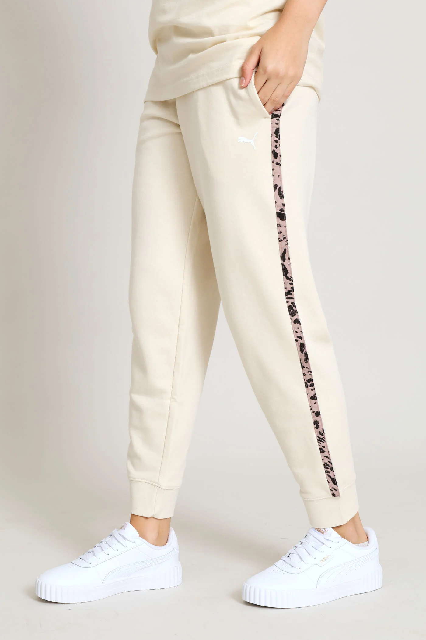 Essential Animal Graphic Comfort Pants - Stone - Image 5