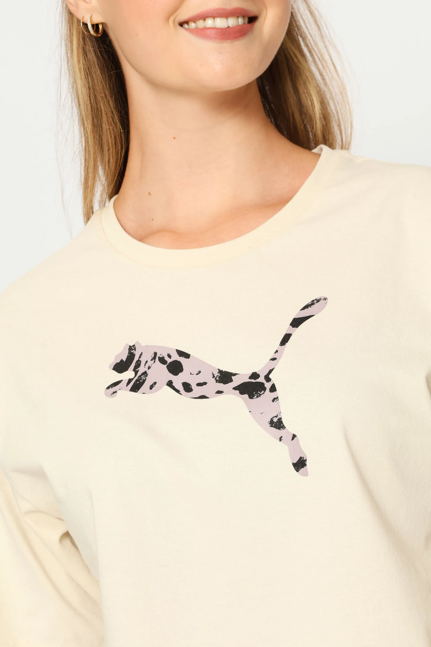 Essential Animal Graphic Relaxed Tee - Stone - Image 2