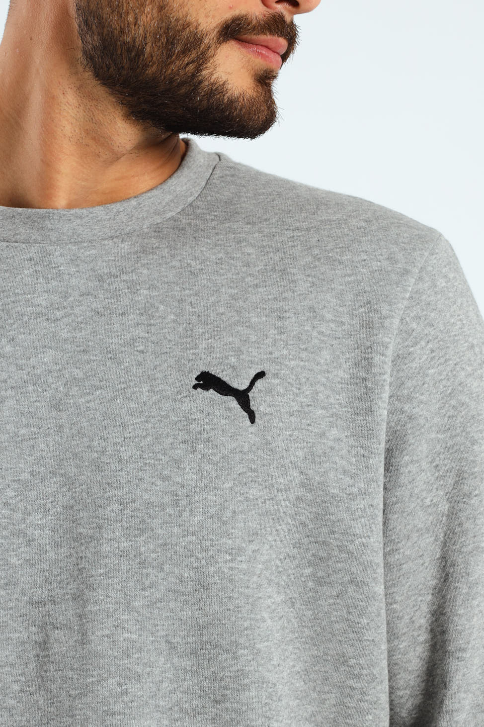 Essential Crew Fleece Top - Grey - Image 2