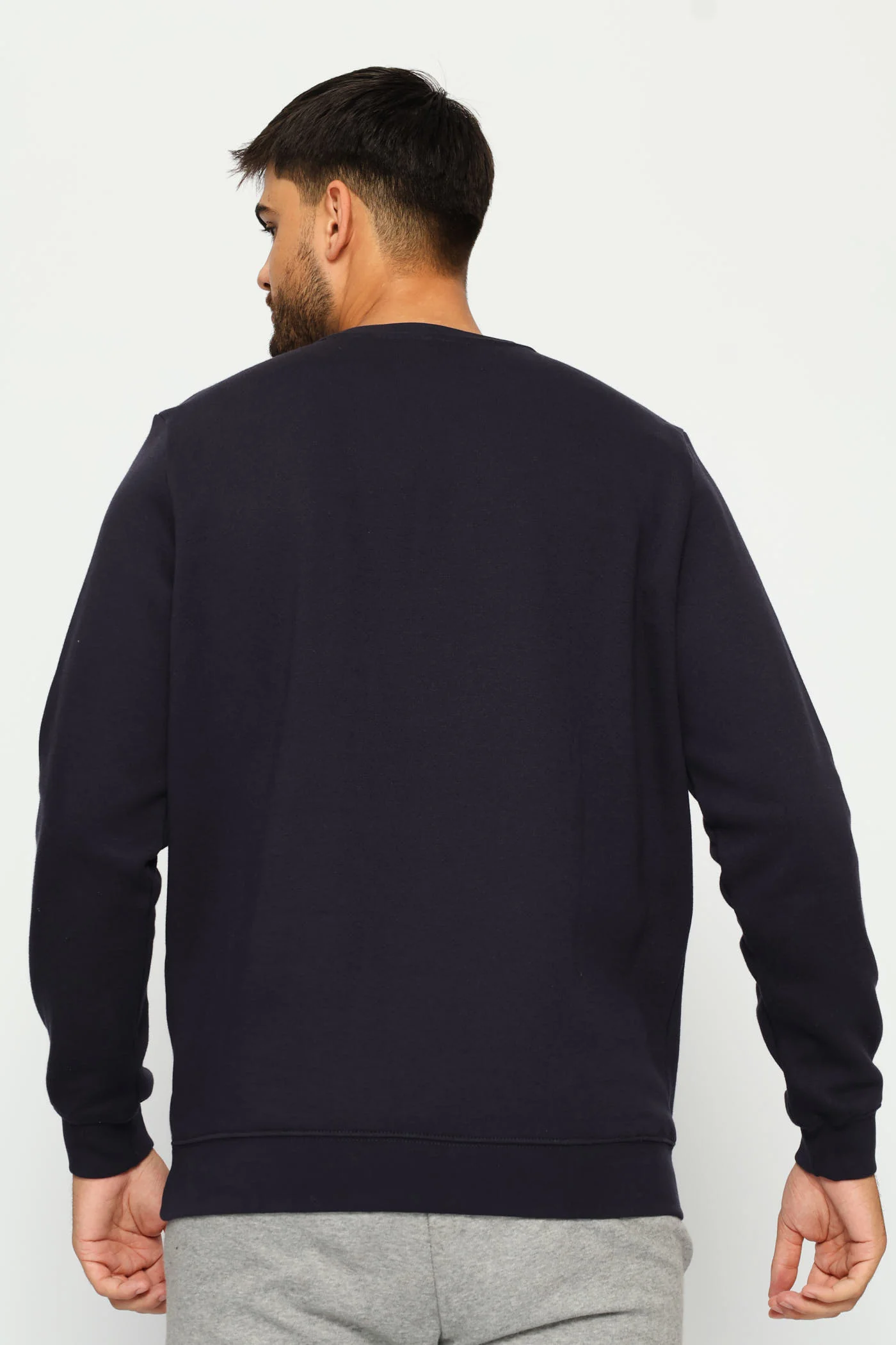 Essential Crew Fleece Top - Navy - Image 4