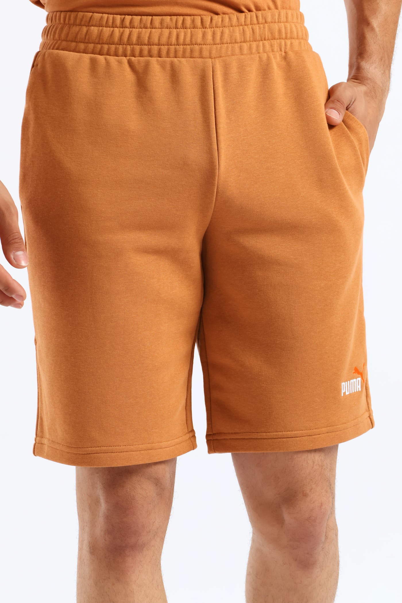 Essential Dual Color No. 1 Logo 10" Shorts - Dark Caramel - Image 2