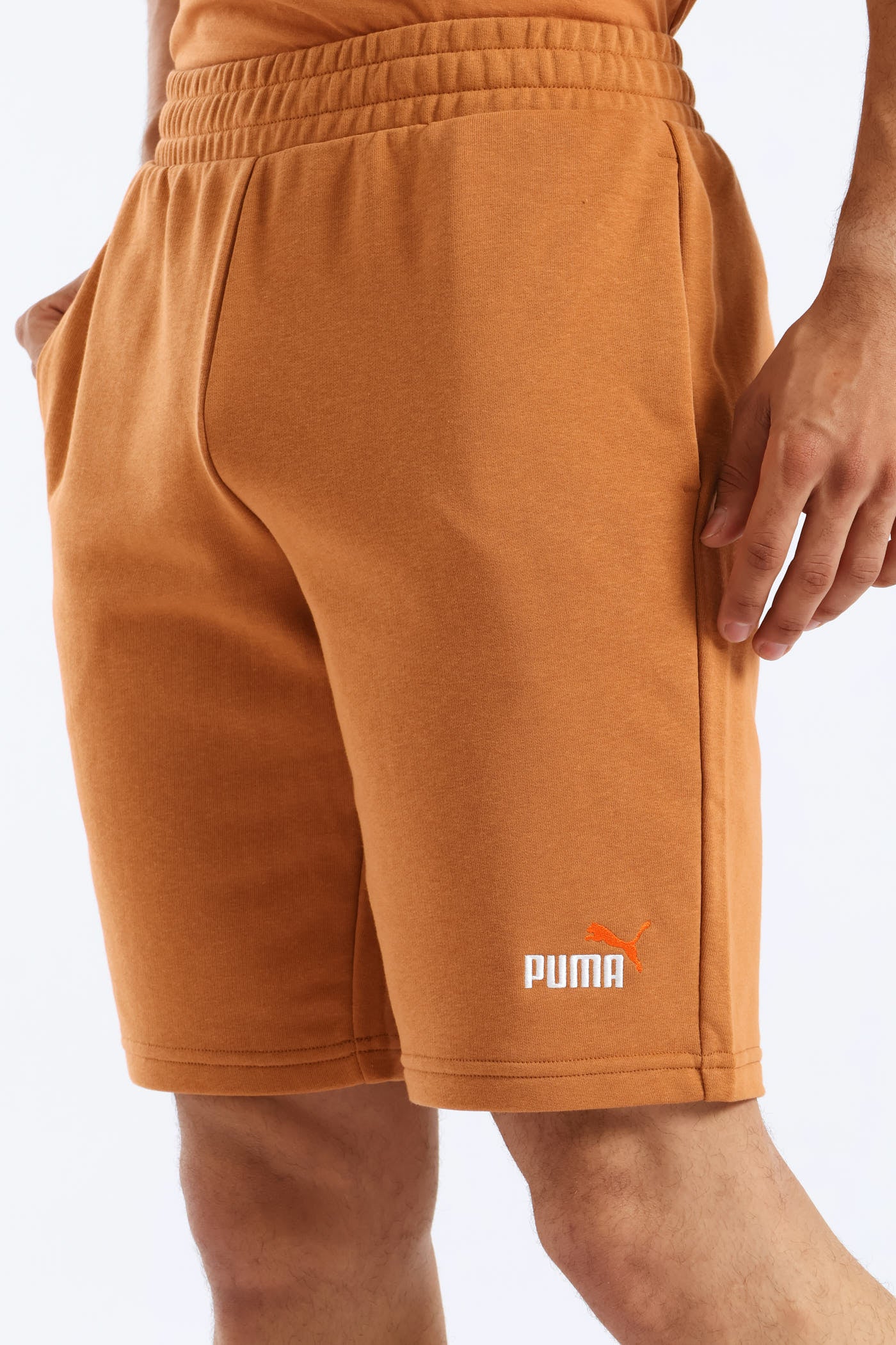 Essential Dual Color No. 1 Logo 10" Shorts - Dark Caramel - Image 3