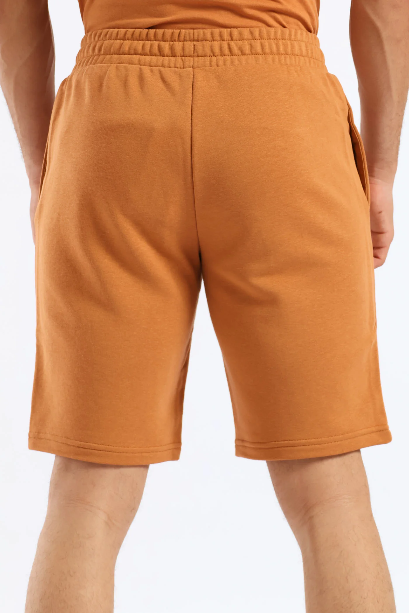 Essential Dual Color No. 1 Logo 10" Shorts - Dark Caramel - Image 4