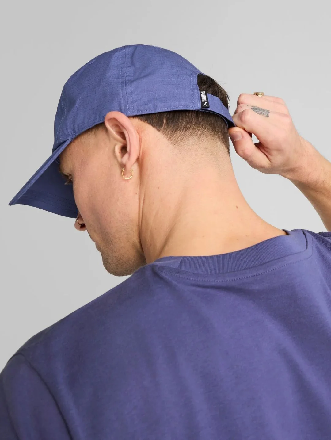 Essential Elevated Baseball Cap - Dark Blue - Image 4