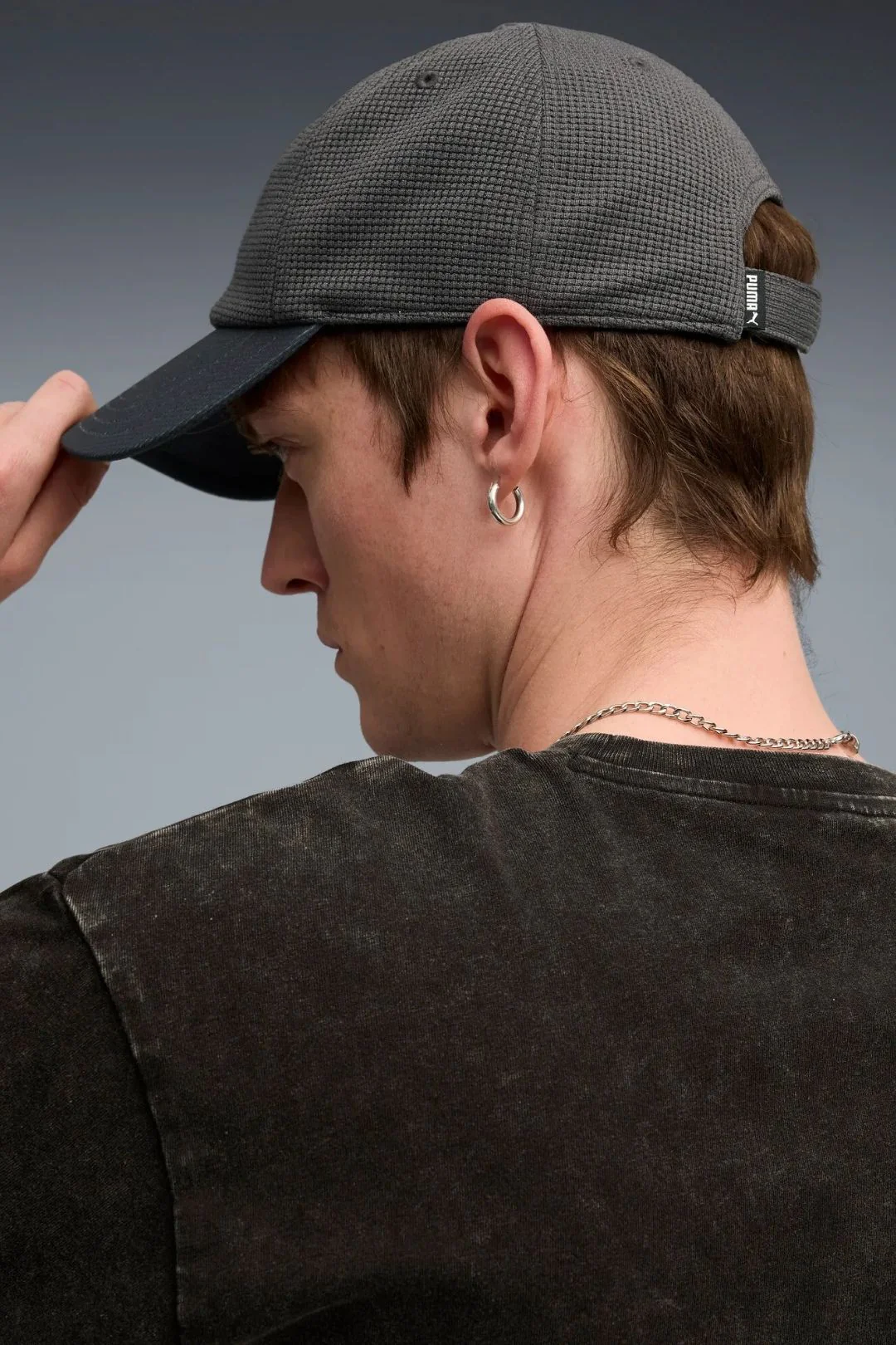 Essential Elevated Baseball Cap - Grey - Image 2
