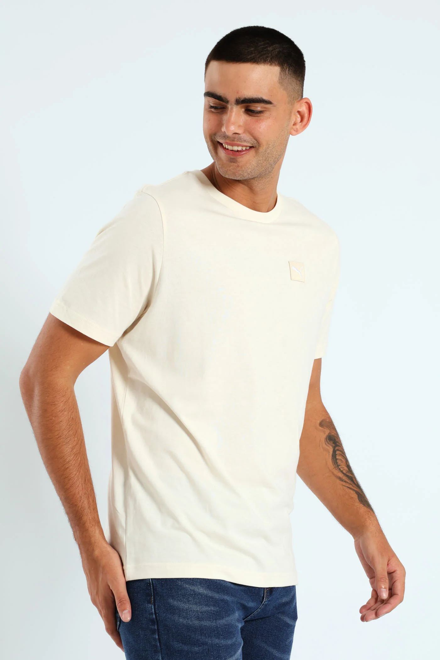 Essential Elevated Tee - Off White - Image 2