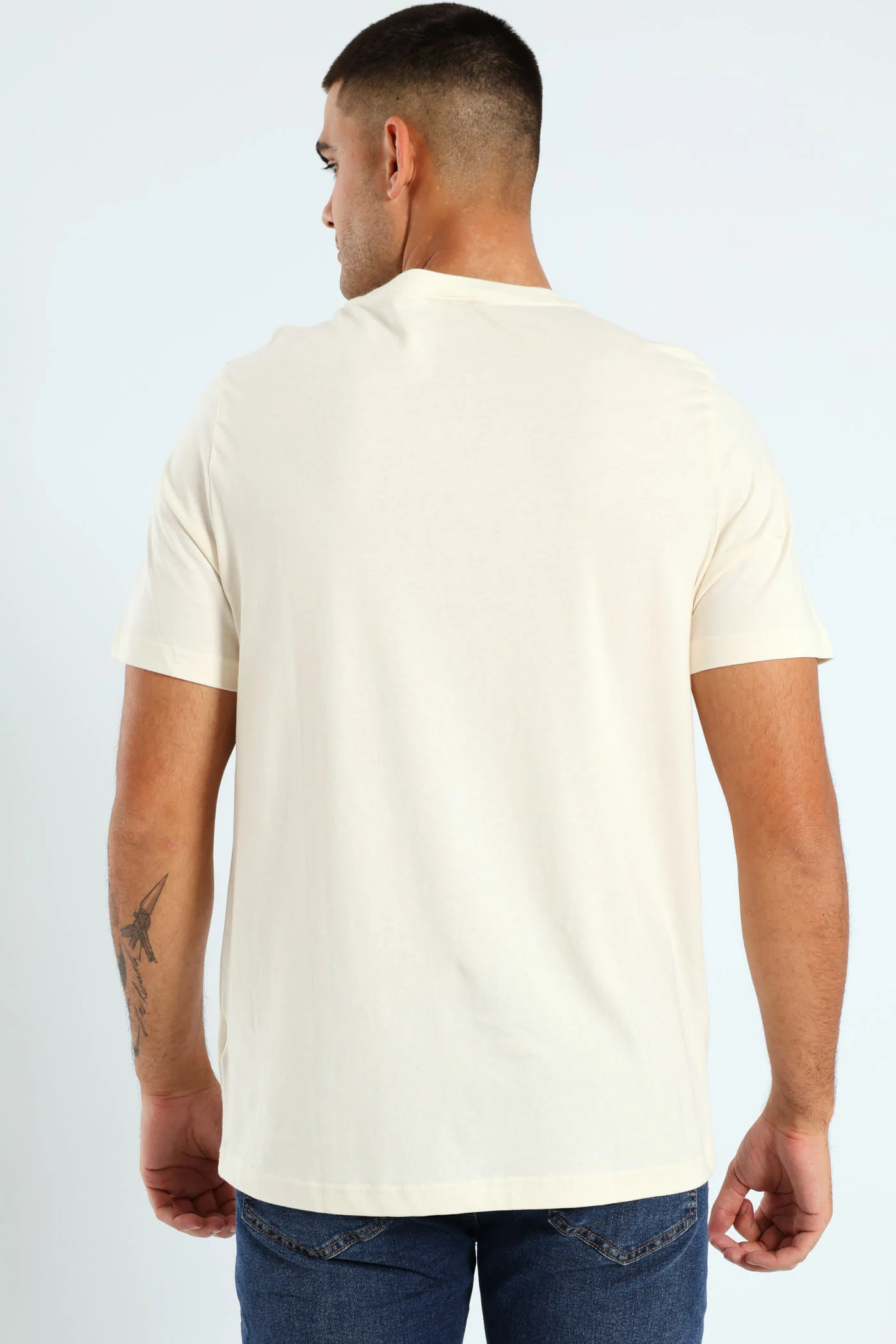 Essential Elevated Tee - Off White - Image 3