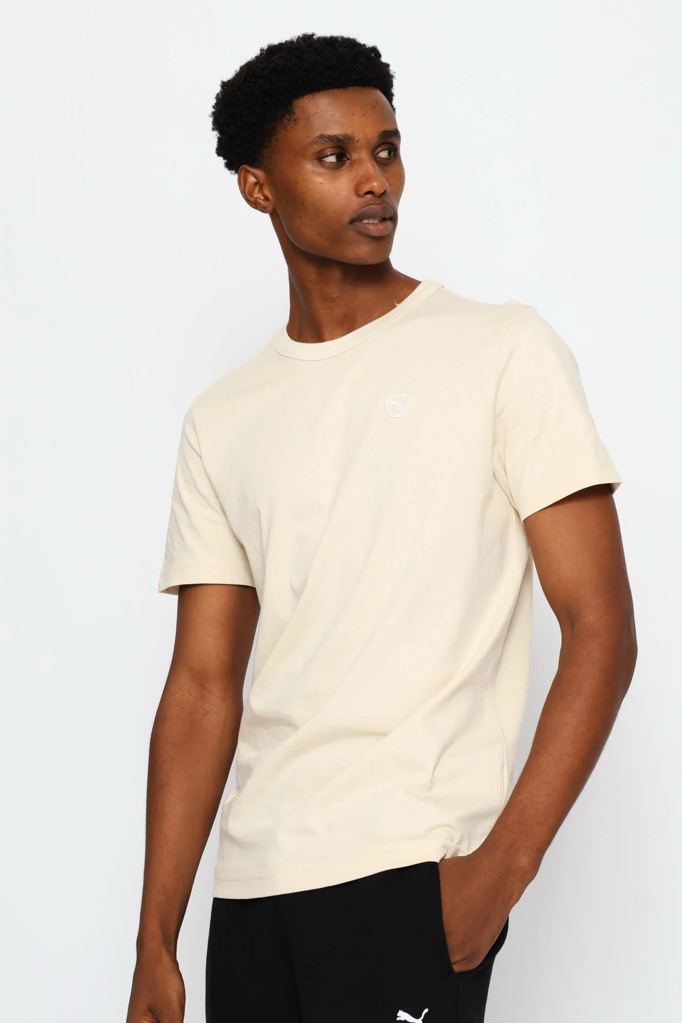 Essential Elevated Tee - Stone - Image 2
