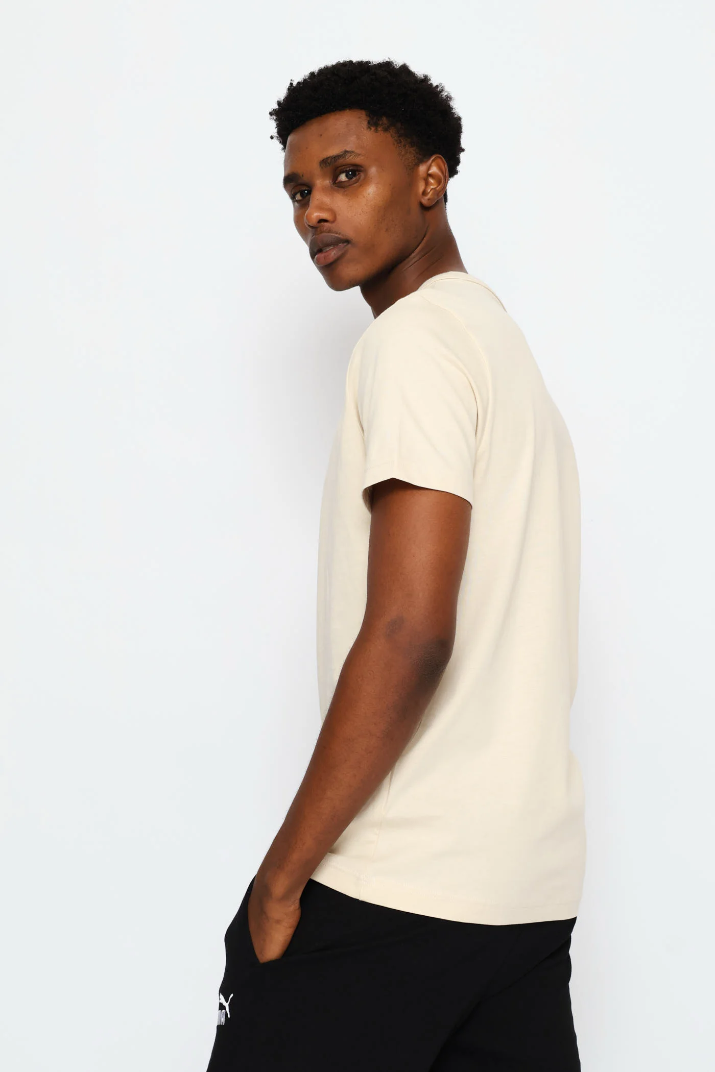 Essential Elevated Tee - Stone - Image 3