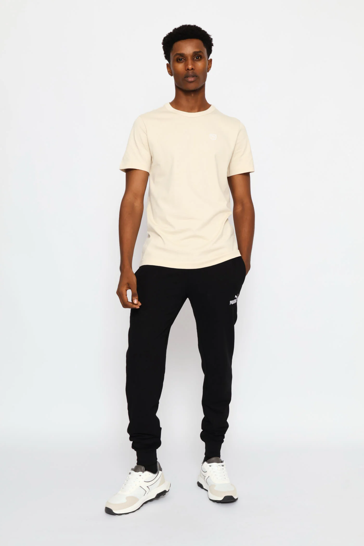 Essential Elevated Tee - Stone - Image 5