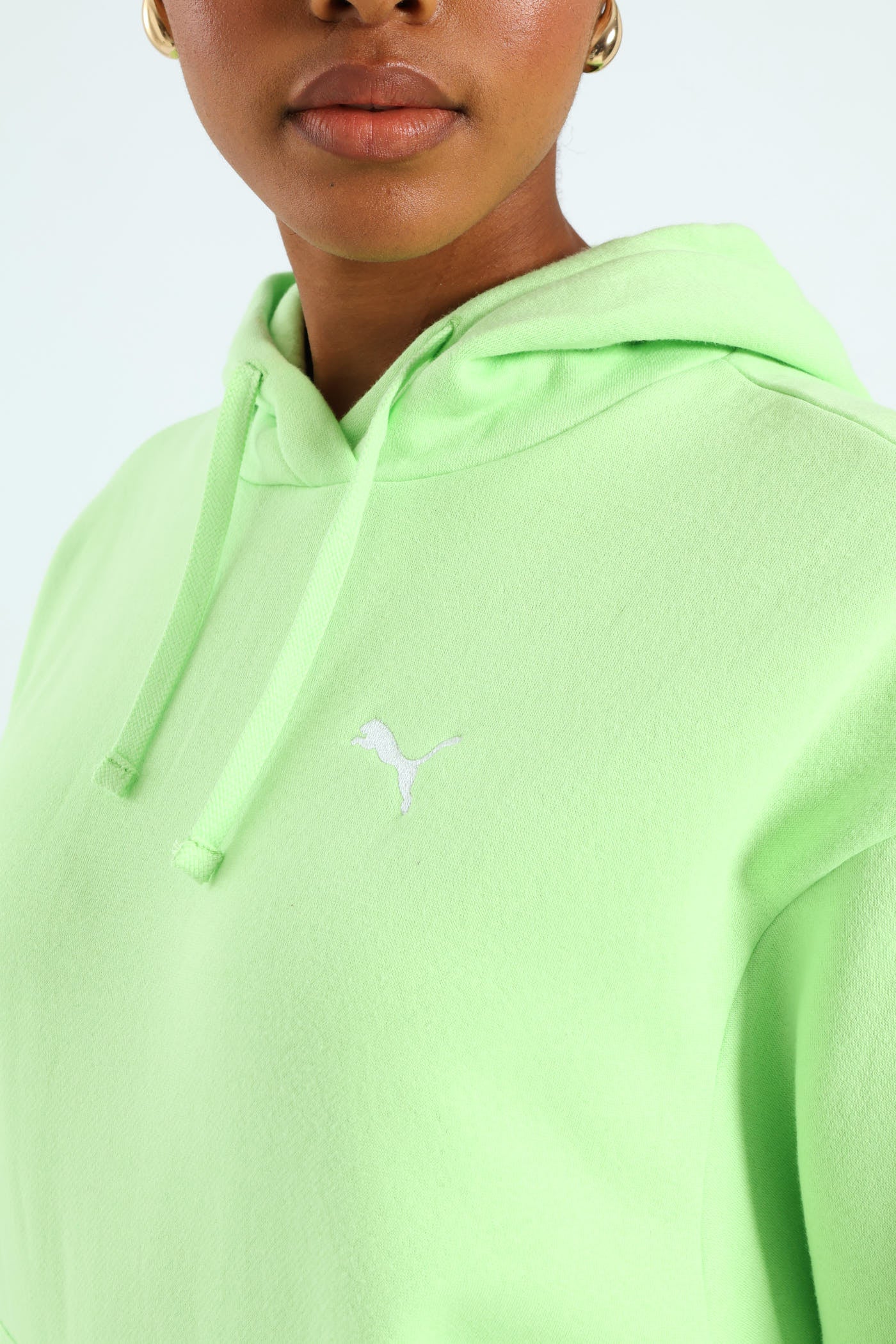 Essential Fleece Comfort Hoodie - Green - Image 2