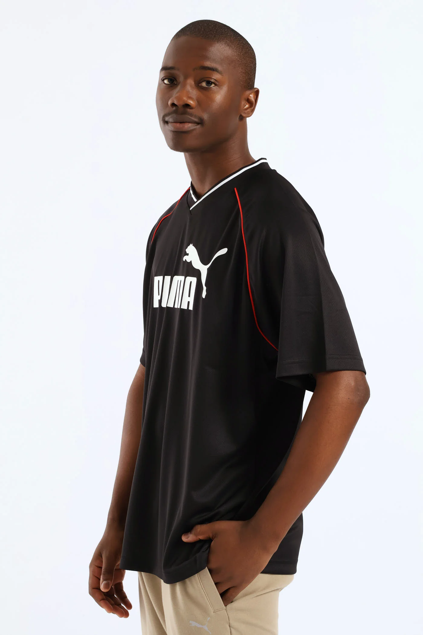 Essential Football Jersey - Black - Image 3