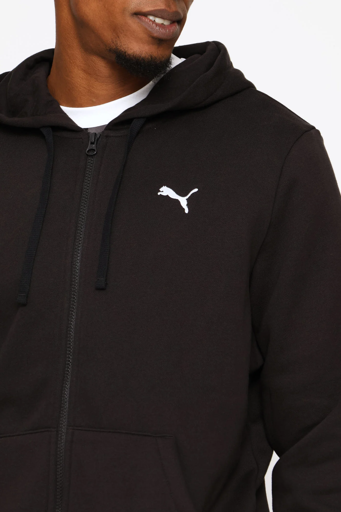 Essential Full-Zip Fleece Top - Black - Image 2