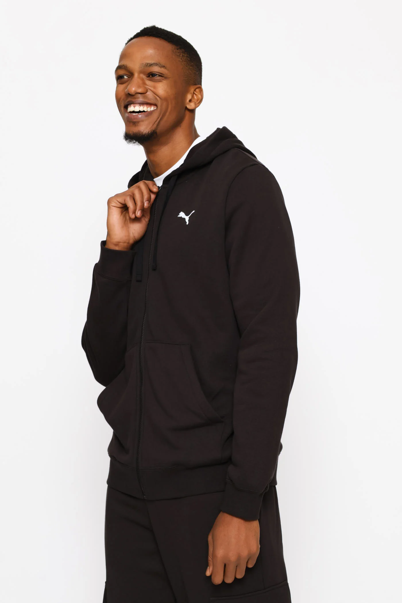 Essential Full-Zip Fleece Top - Black - Image 4