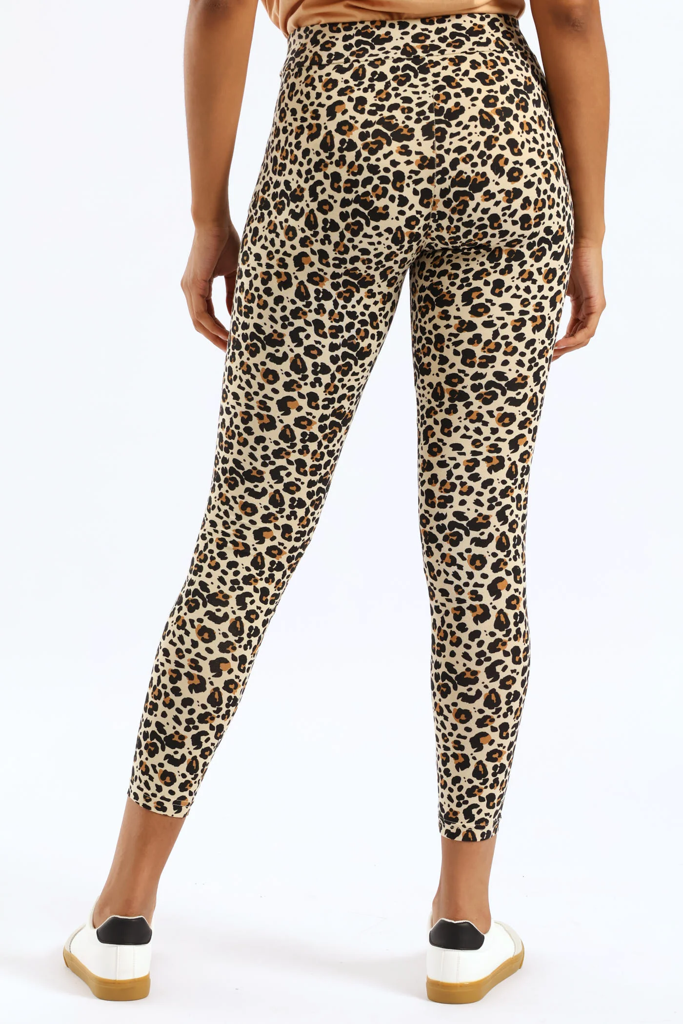 Essential Graphic Animal Print Leggings - Multi - Image 4