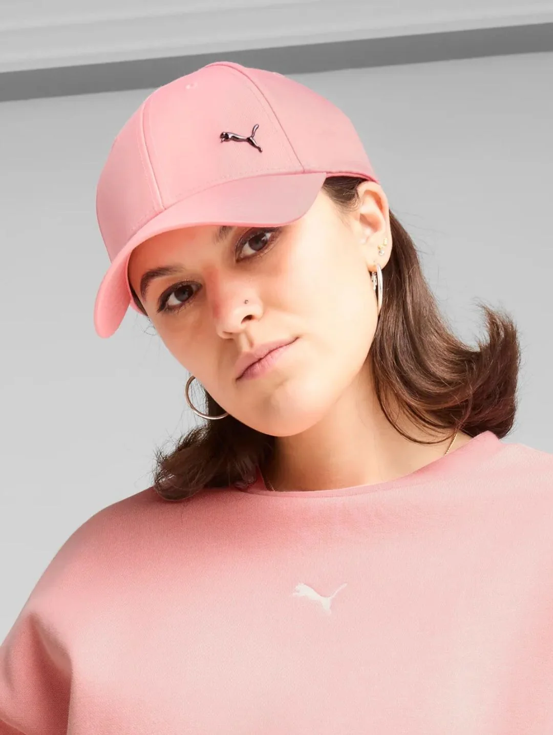 Essential Metal Cat Baseball Cap - Coral - Image 2