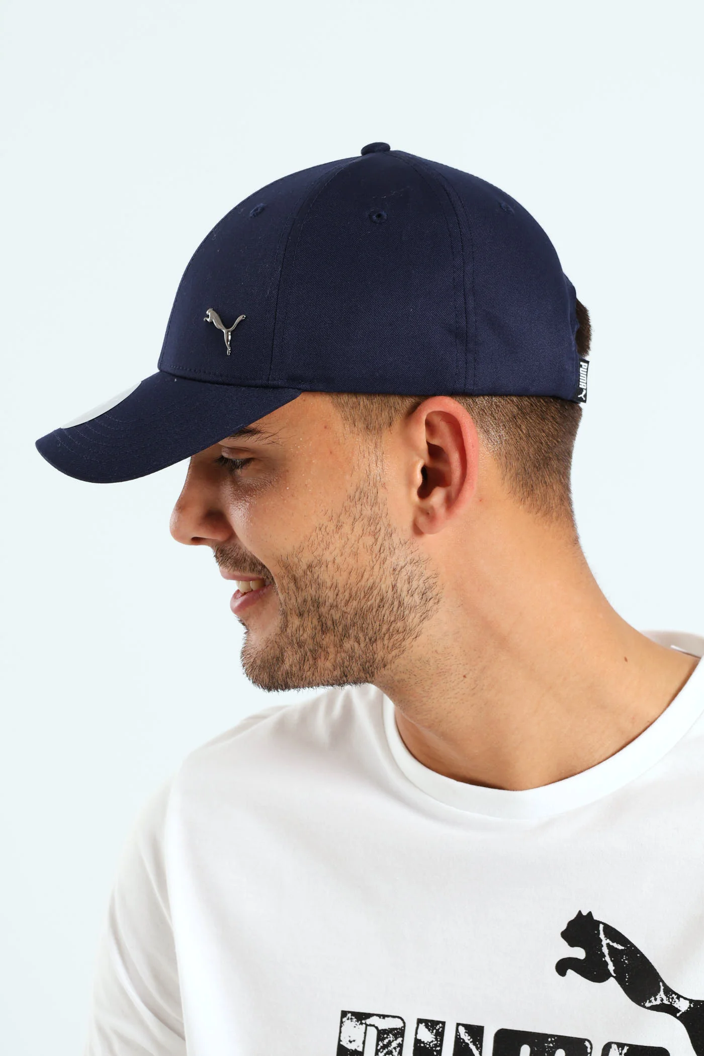 Essential Metal Cat Baseball Cap - Navy - Image 2