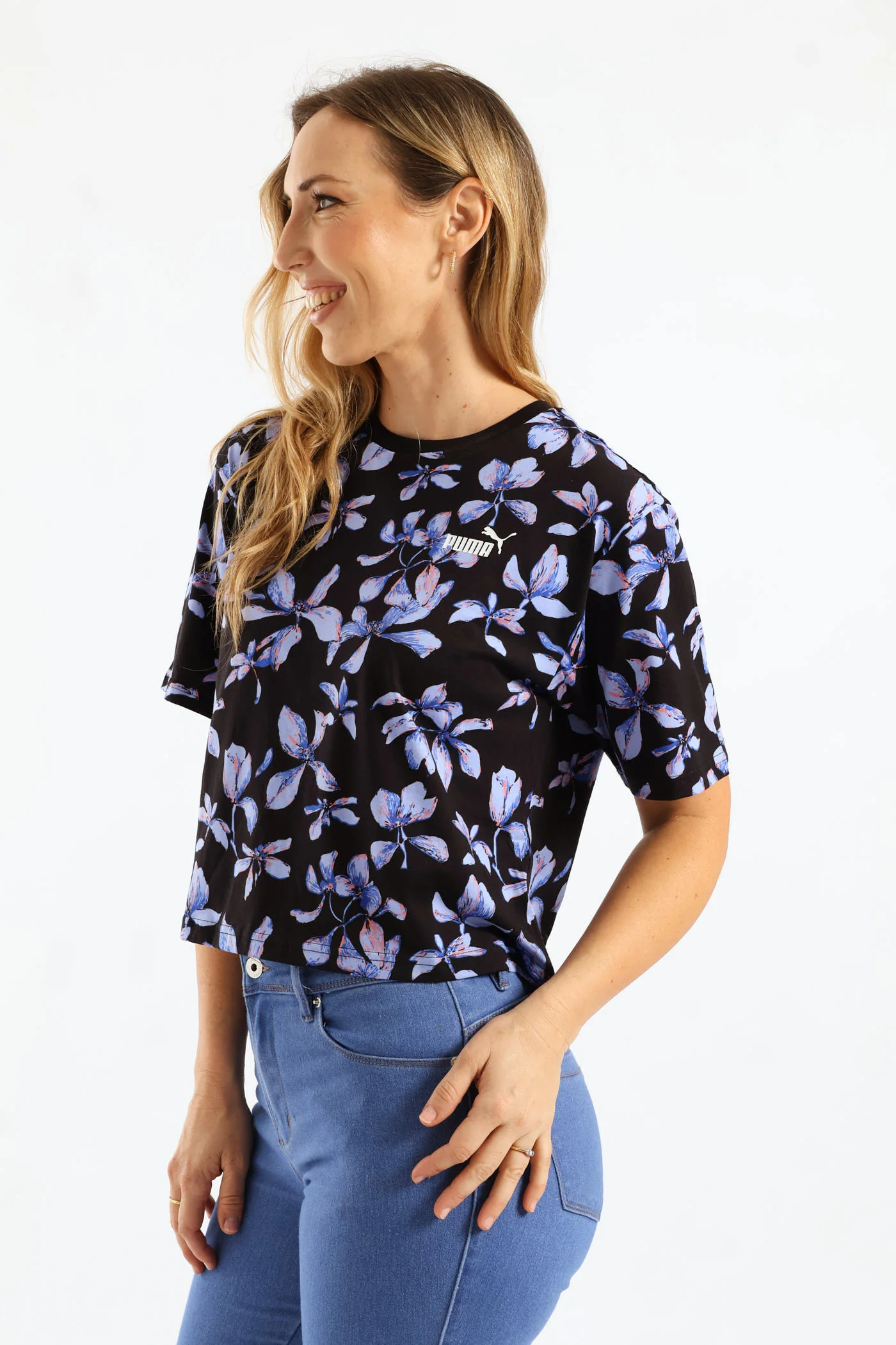 Essential Nature 2.0 Relaxed Print Tee - Black - Image 4