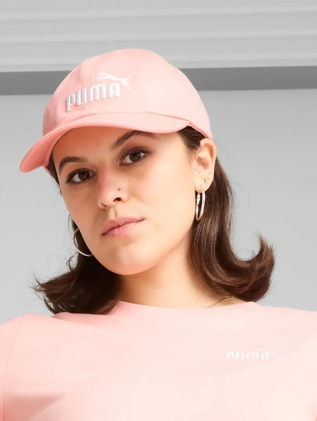 Essential No.1 Logo Baseball Cap - Coral - Image 2