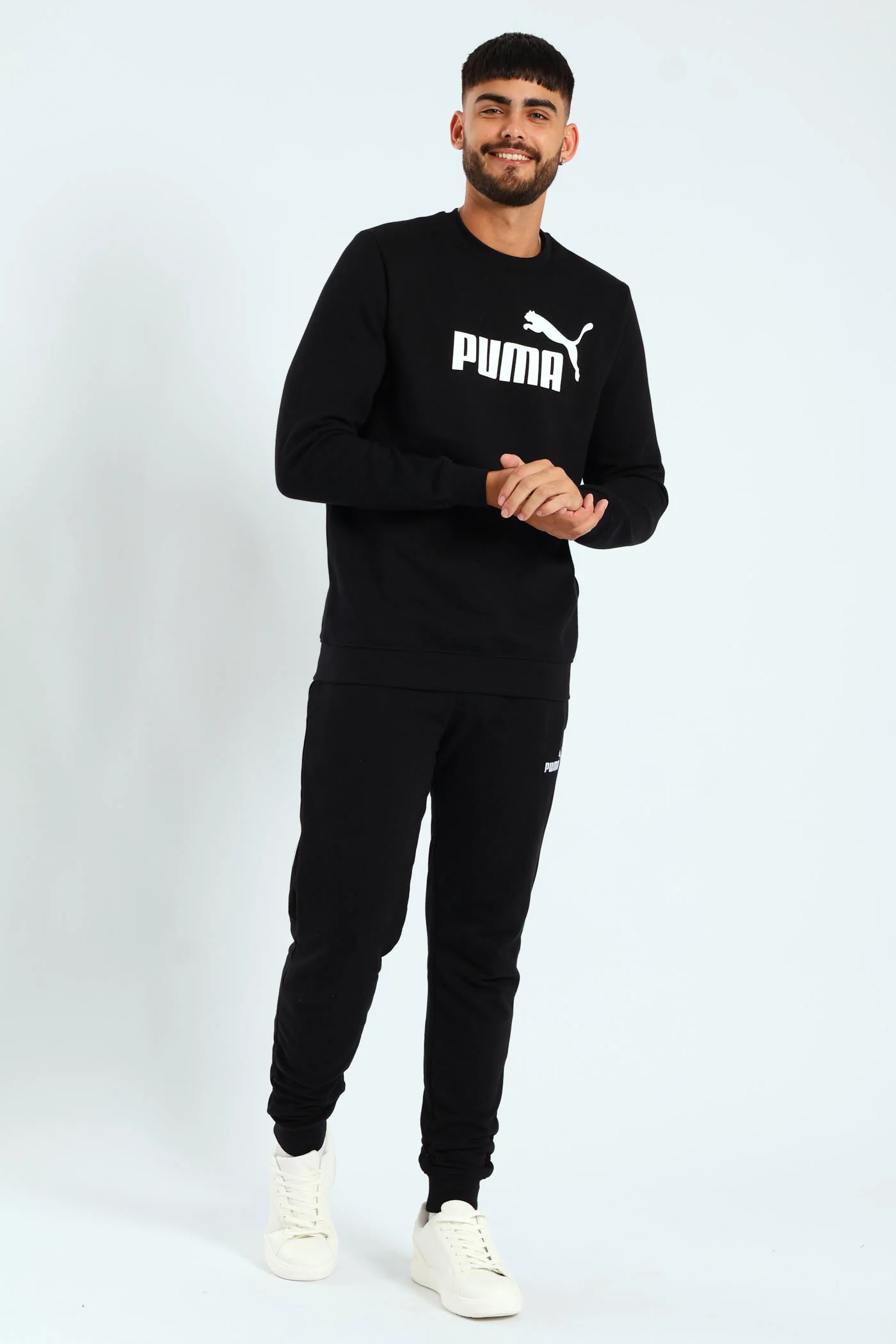 Essential No.1 Logo Crew Top - Black - Image 5