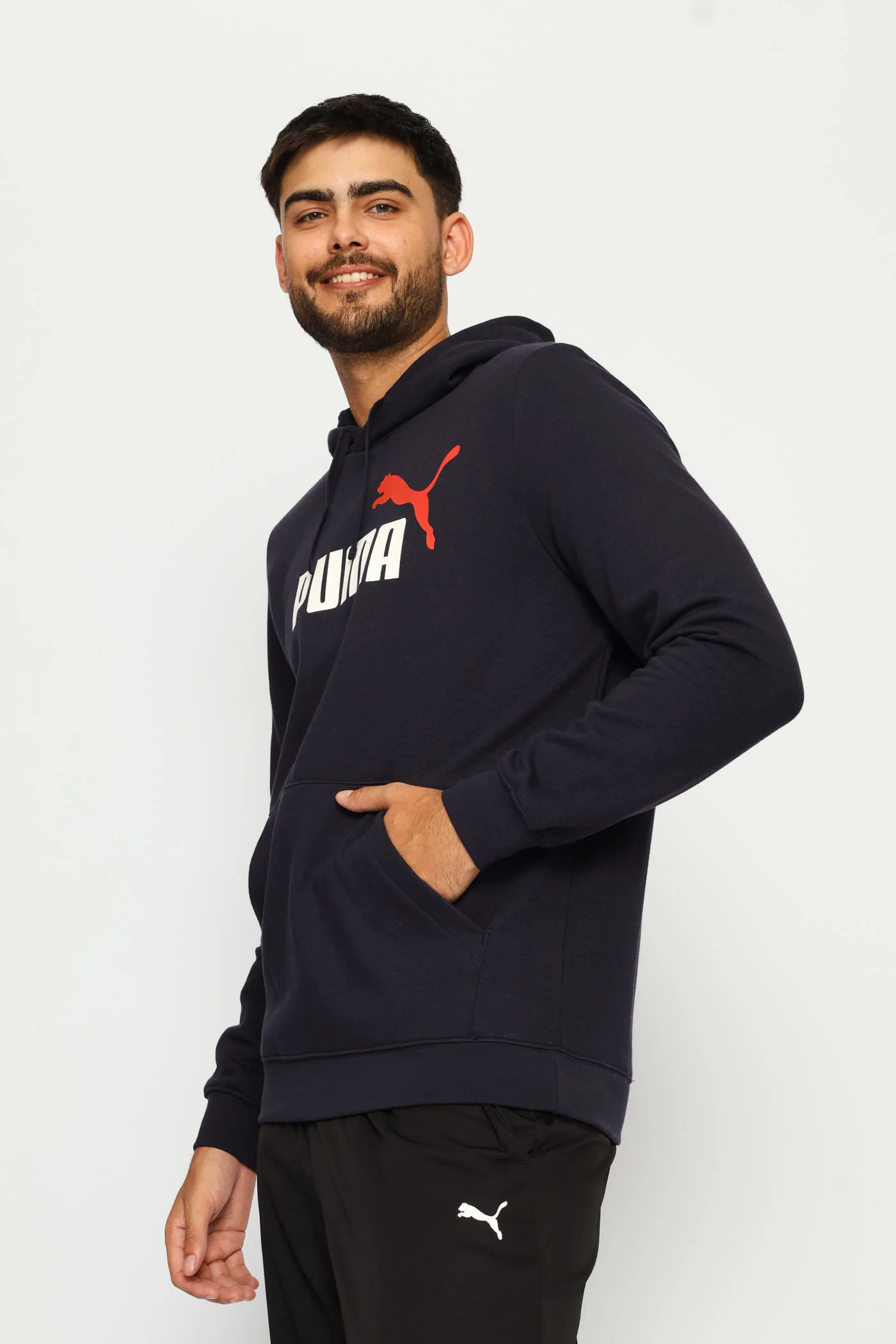 Essential No.1 Logo Fleece Top - Navy - Image 3