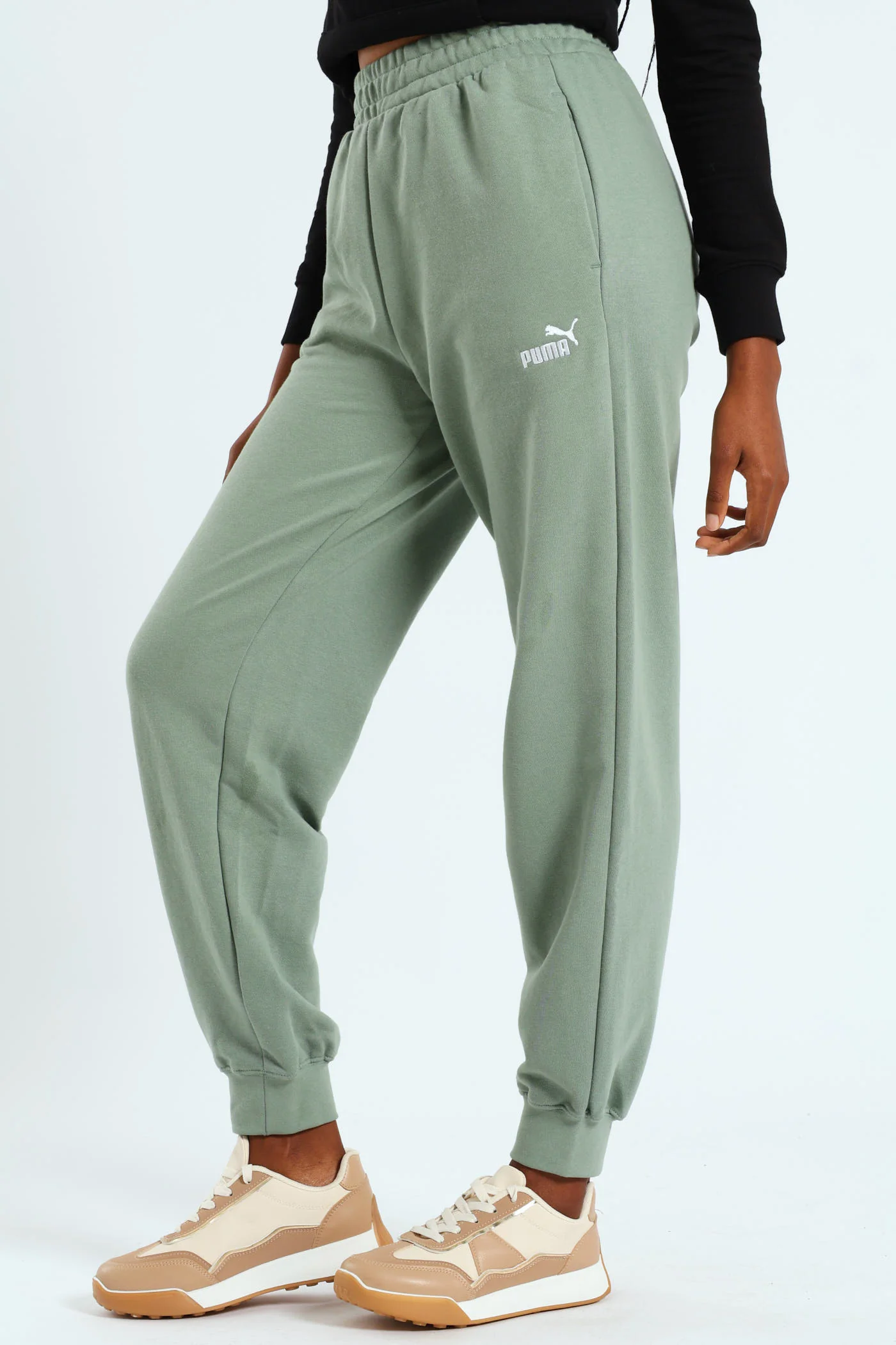 Essential No.1 Logo High-Waist Comfort Pants - Green - Image 2