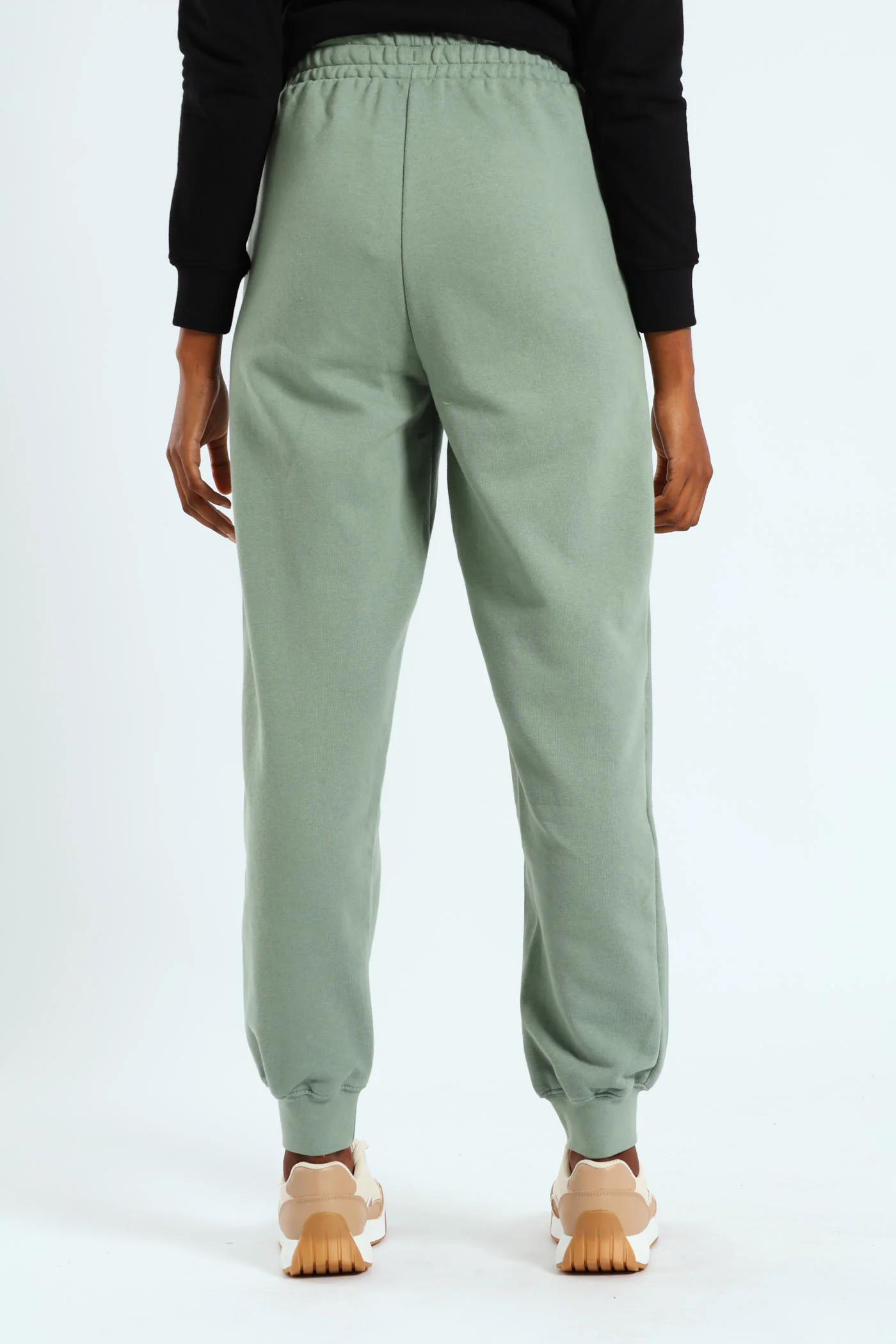 Essential No.1 Logo High-Waist Comfort Pants - Green - Image 3