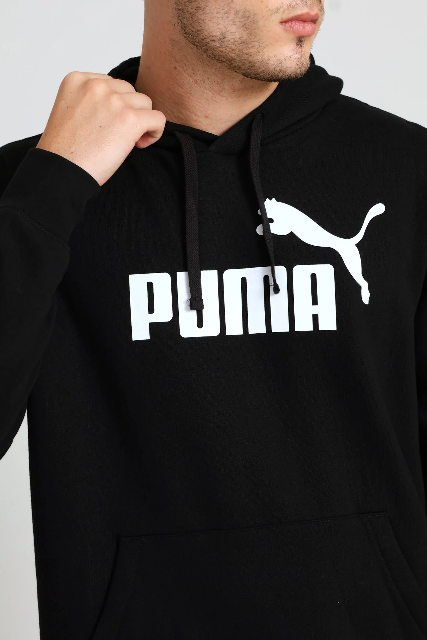 Essential No.1 Logo Hoodie - Black - Image 2
