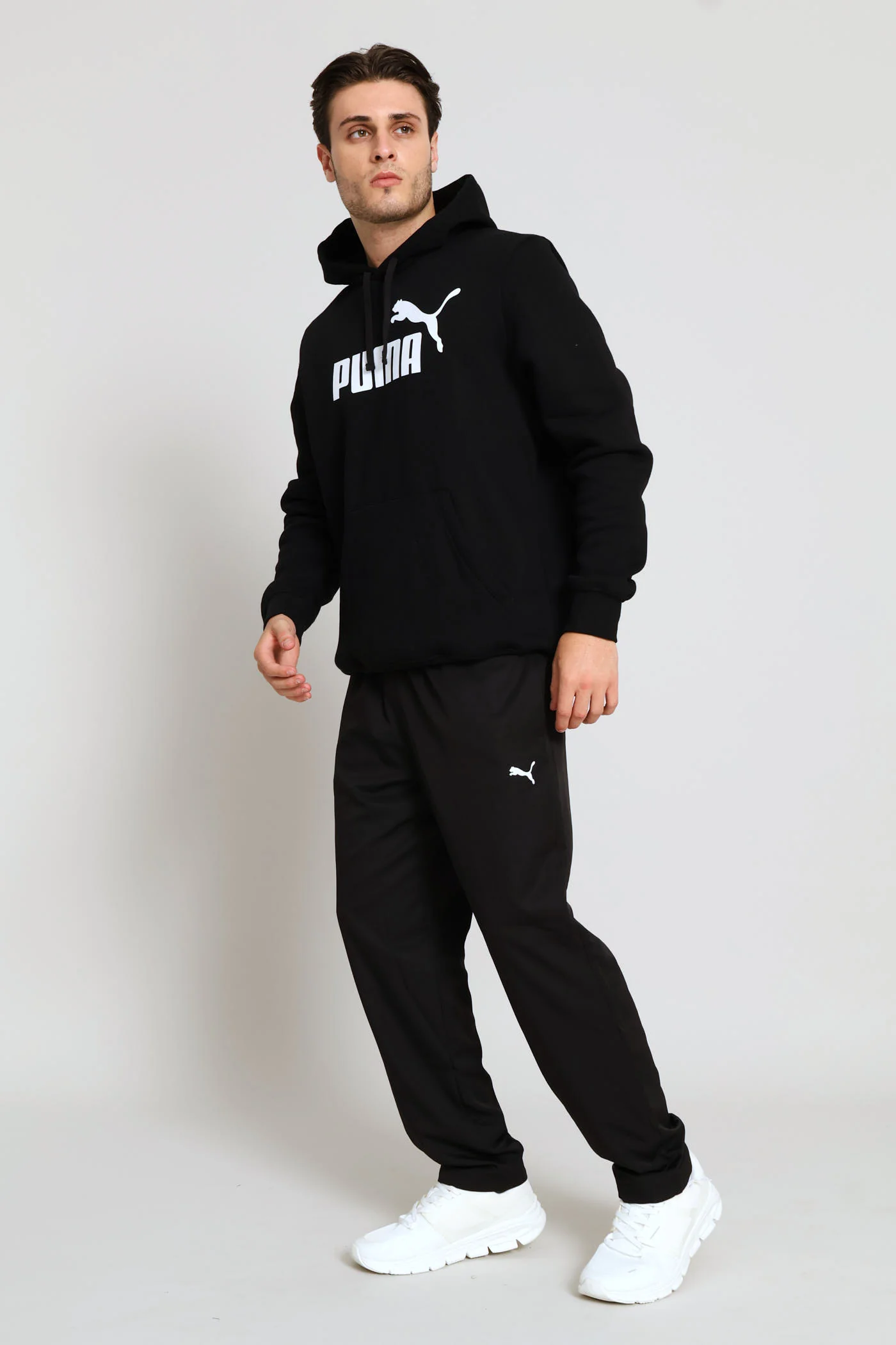 Essential No.1 Logo Hoodie - Black - Image 6