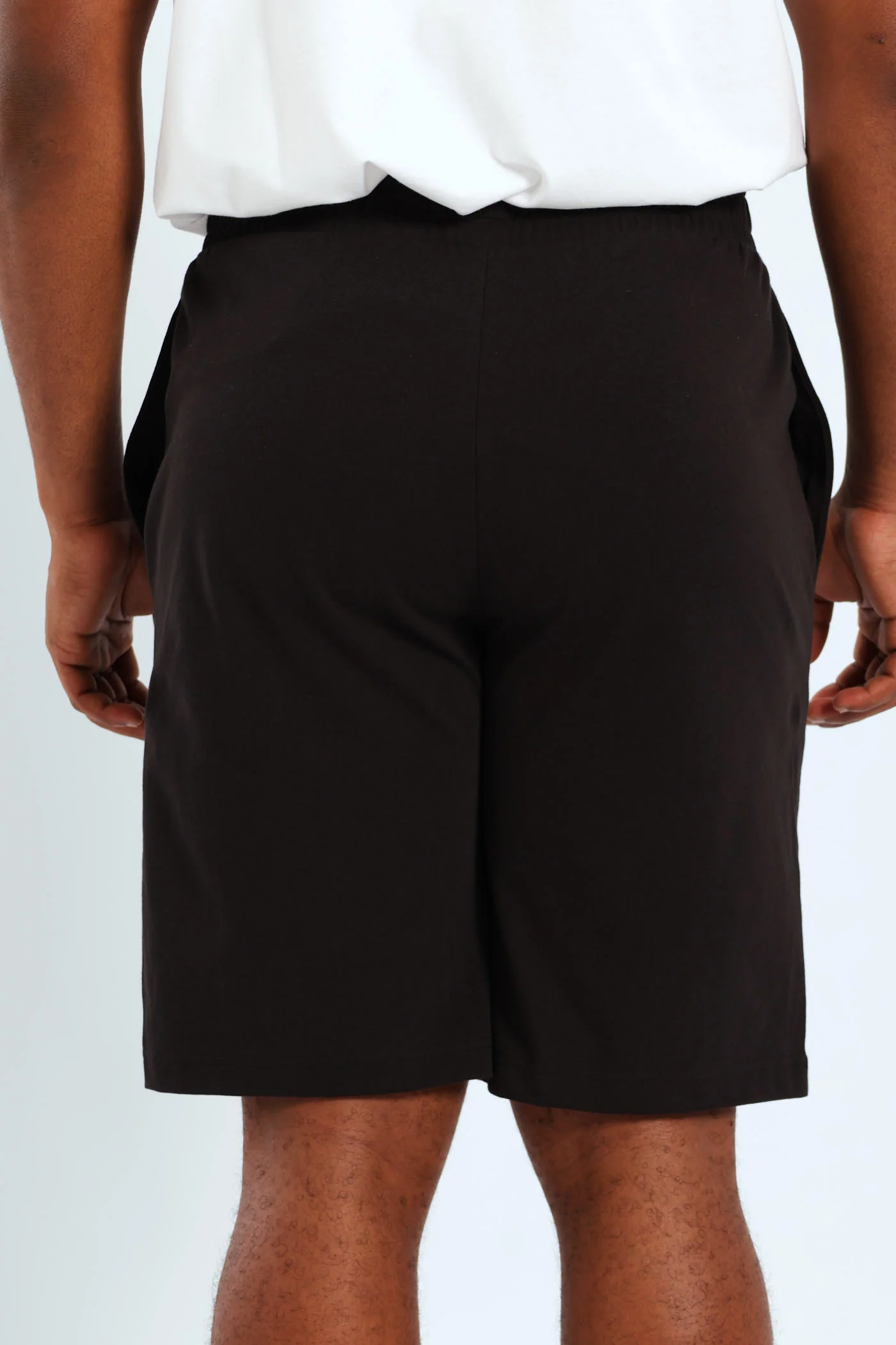 Essential No.1 Logo Jersey Shorts - Black - Image 3