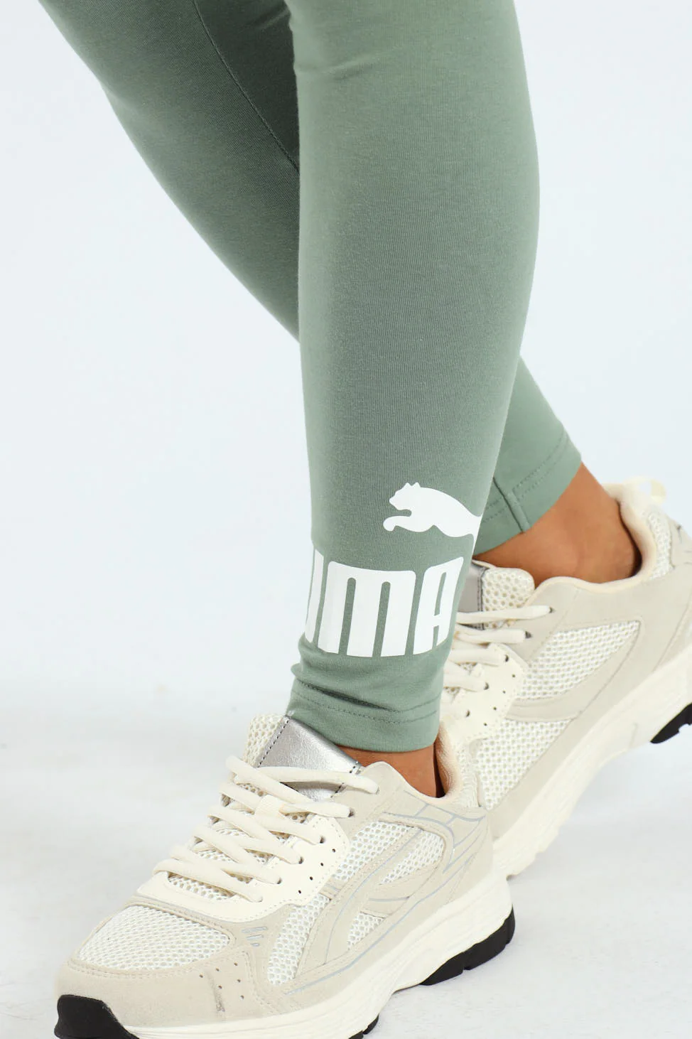 Essential No. 1 Logo Leggings - Green - Image 5