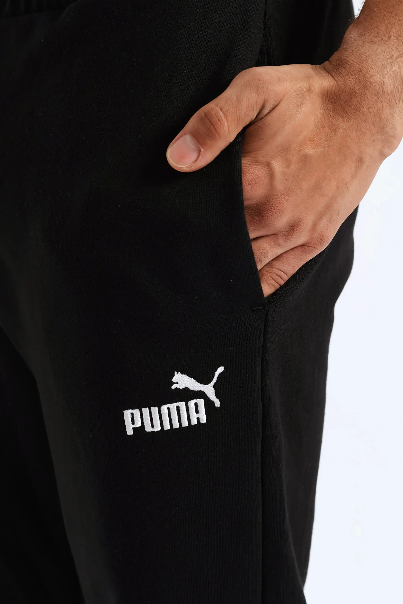 Essential No. 1 Logo Slim Sweatpants - Black - Image 2