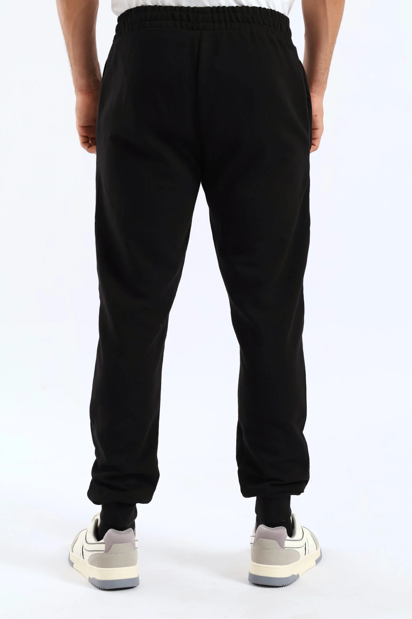 Essential No. 1 Logo Slim Sweatpants - Black - Image 4
