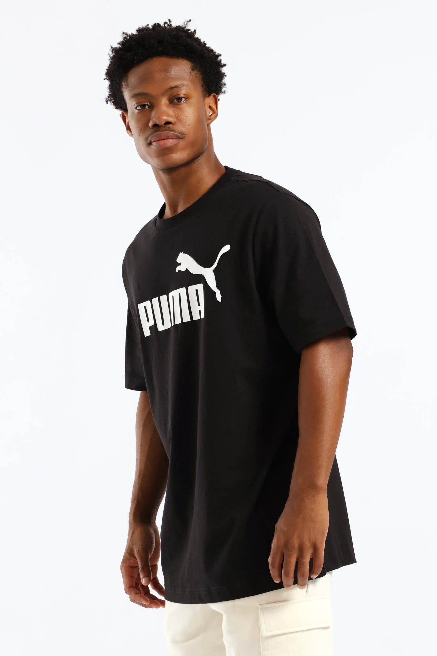 Essential No. 1 Logo Tee - Black - Image 3