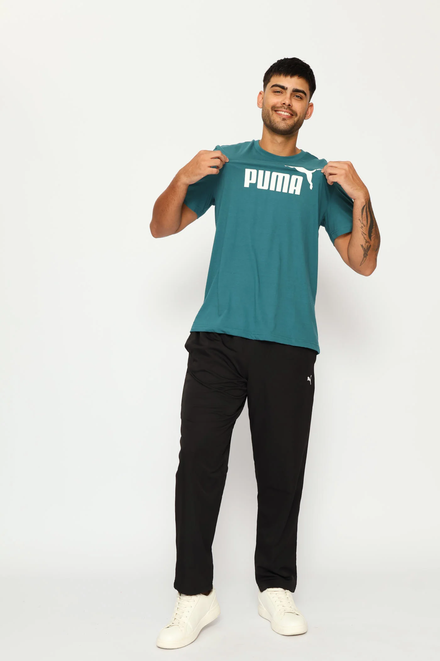 Essential No.1 Logo Tee - Emerald - Image 5