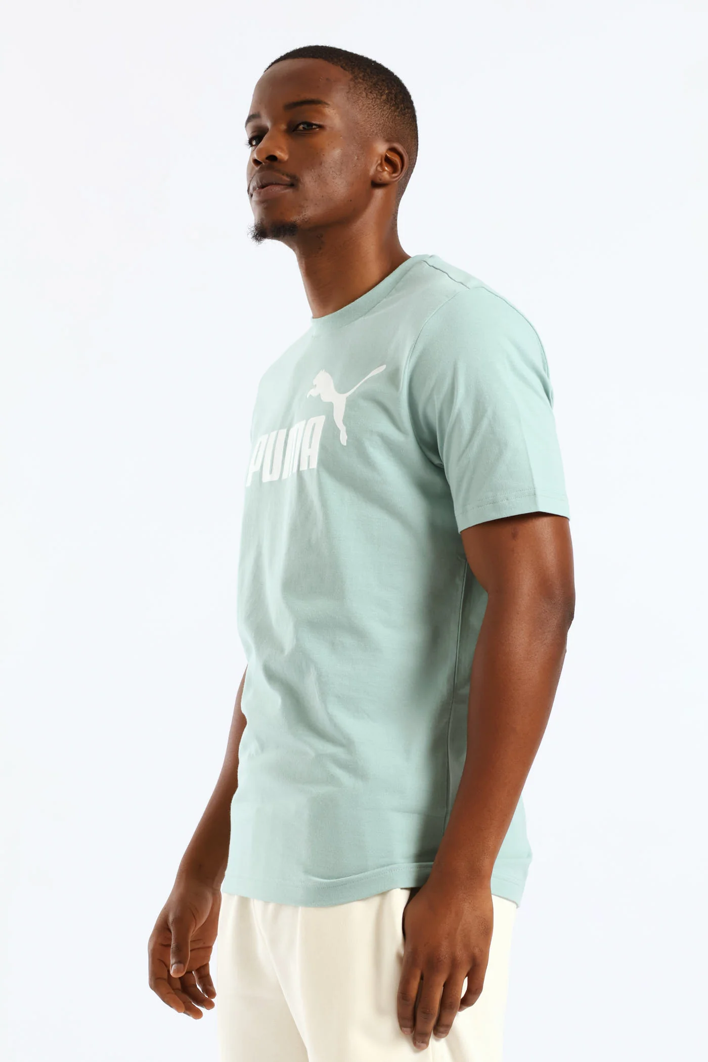 Essential No. 1 Logo Tee - Light Turquoise - Image 3