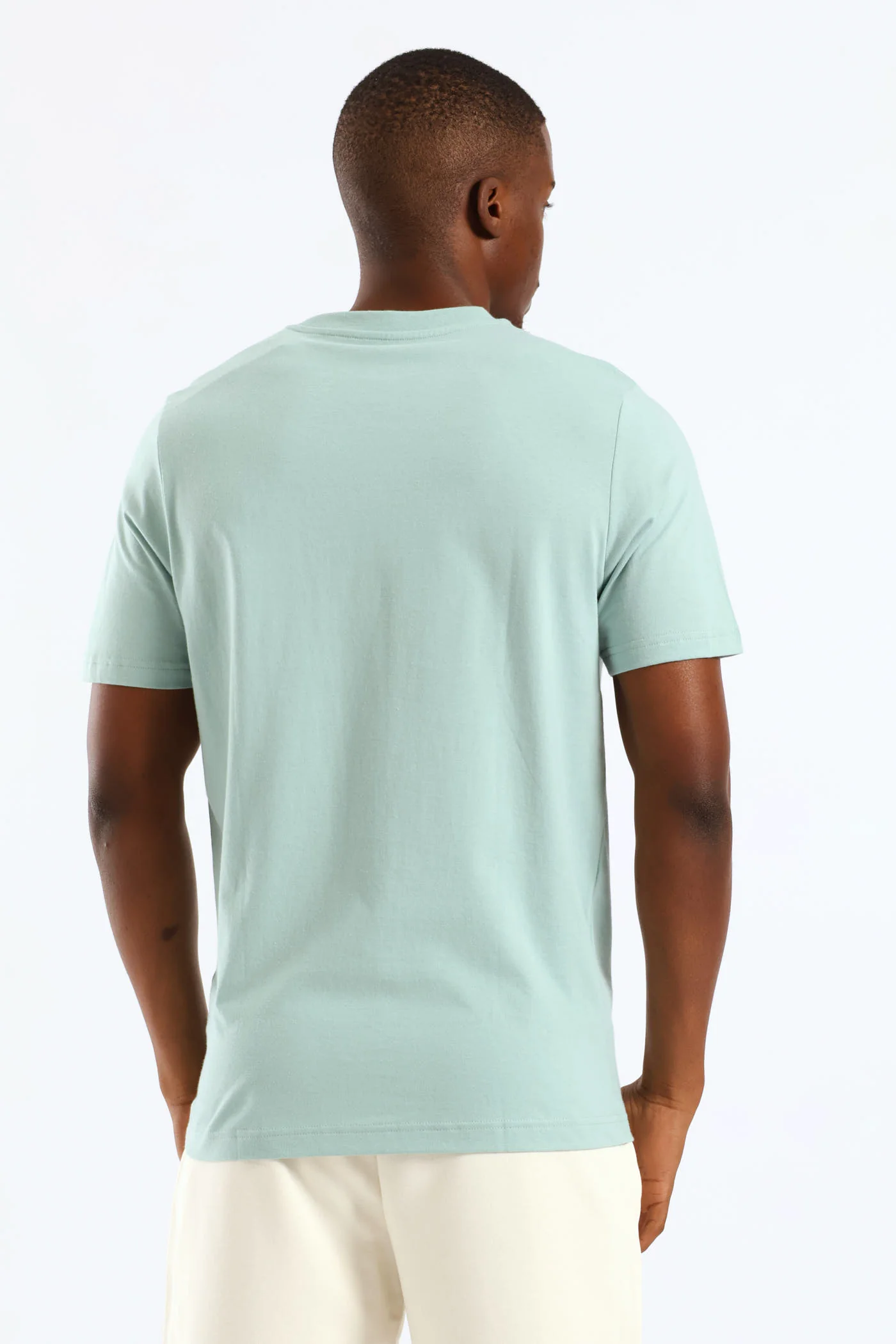 Essential No. 1 Logo Tee - Light Turquoise - Image 4