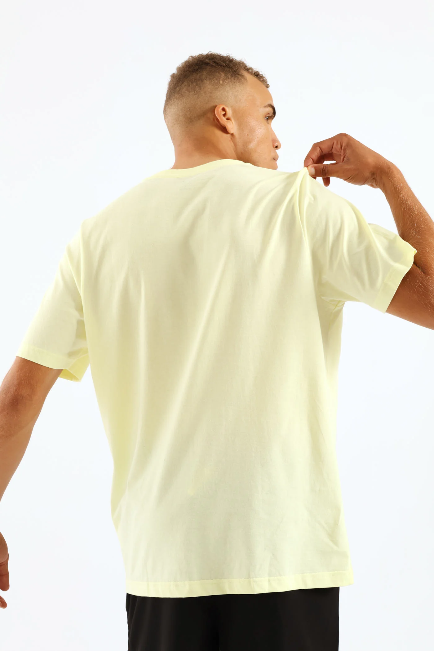 Essential No. 1 Logo Tee - Light Yellow - Image 4