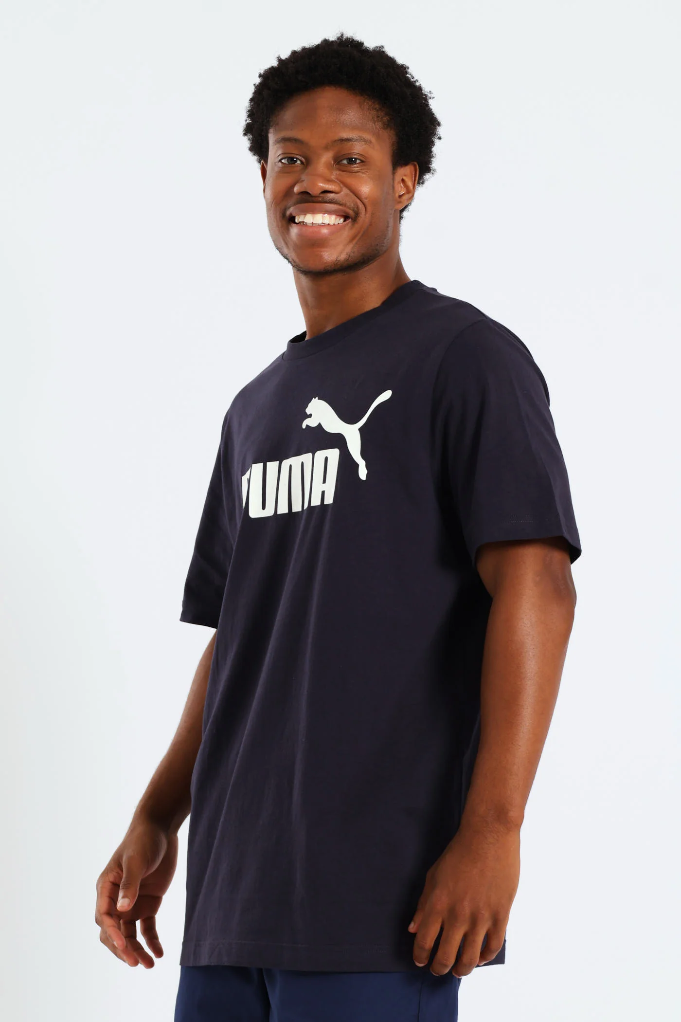 Essential No. 1 Logo Tee - Navy - Image 3