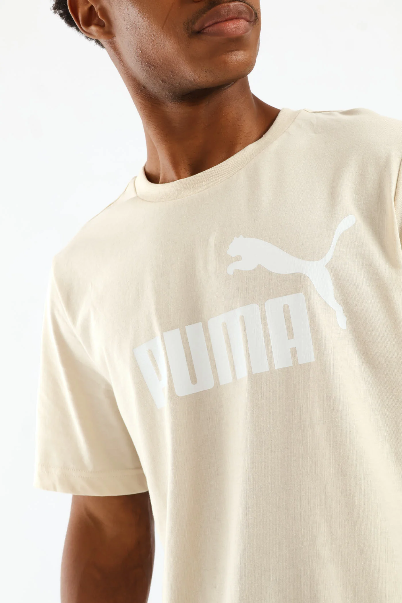 Essential No.1 Logo Tee - Stone - Image 5