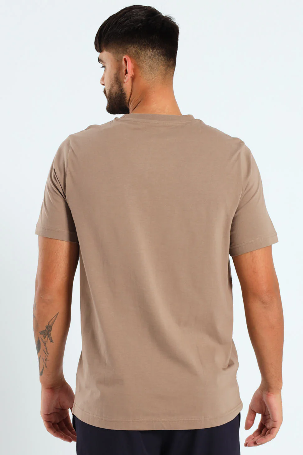 Essential No.1 Logo Tee - Taupe - Image 3