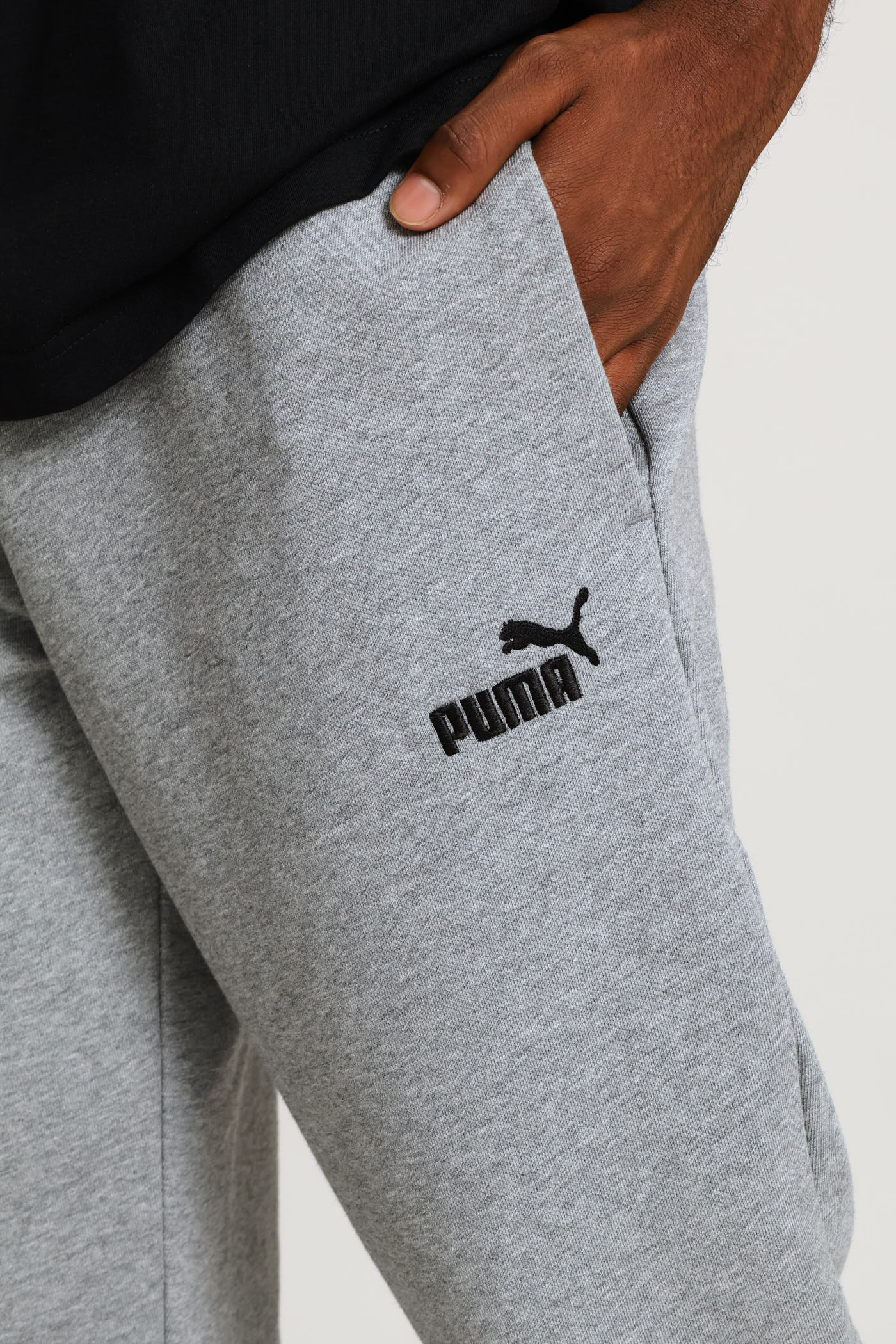 Essential No.1 Slim Sweatpants - Grey - Image 4