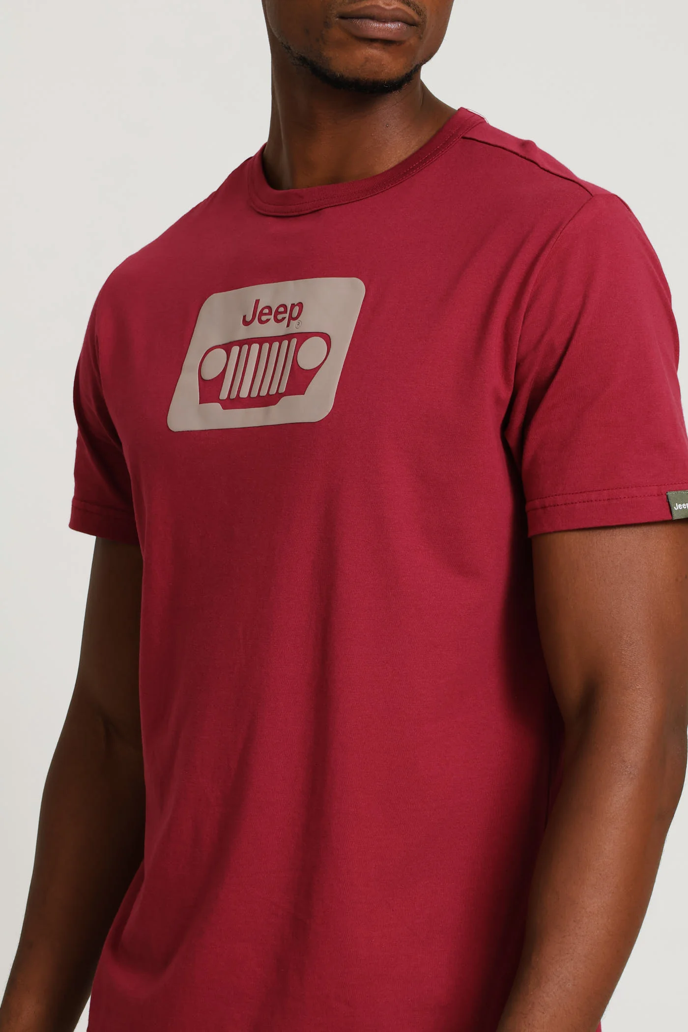 Essential Organice Tee - Maroon - Image 2