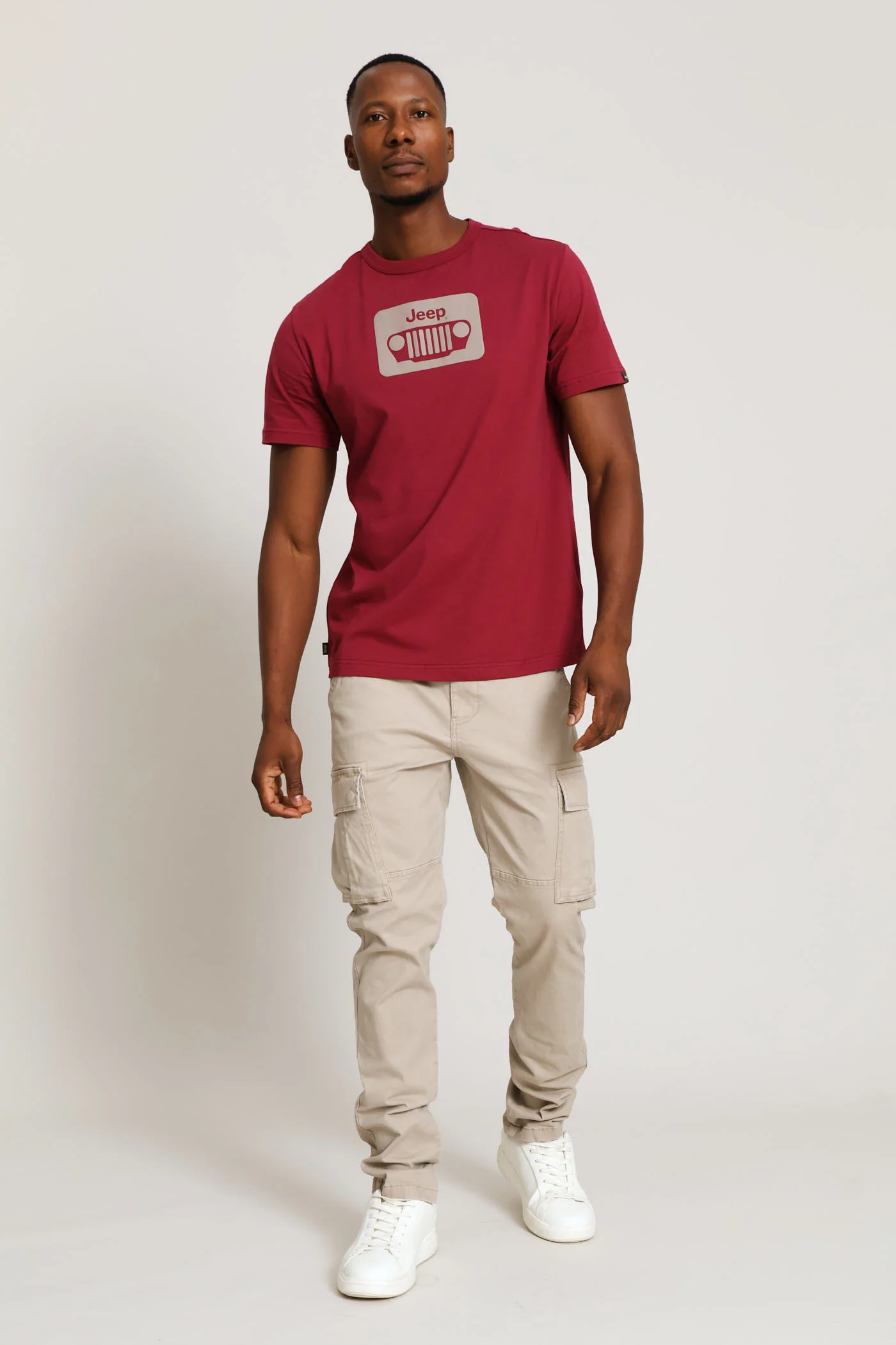 Essential Organice Tee - Maroon - Image 5