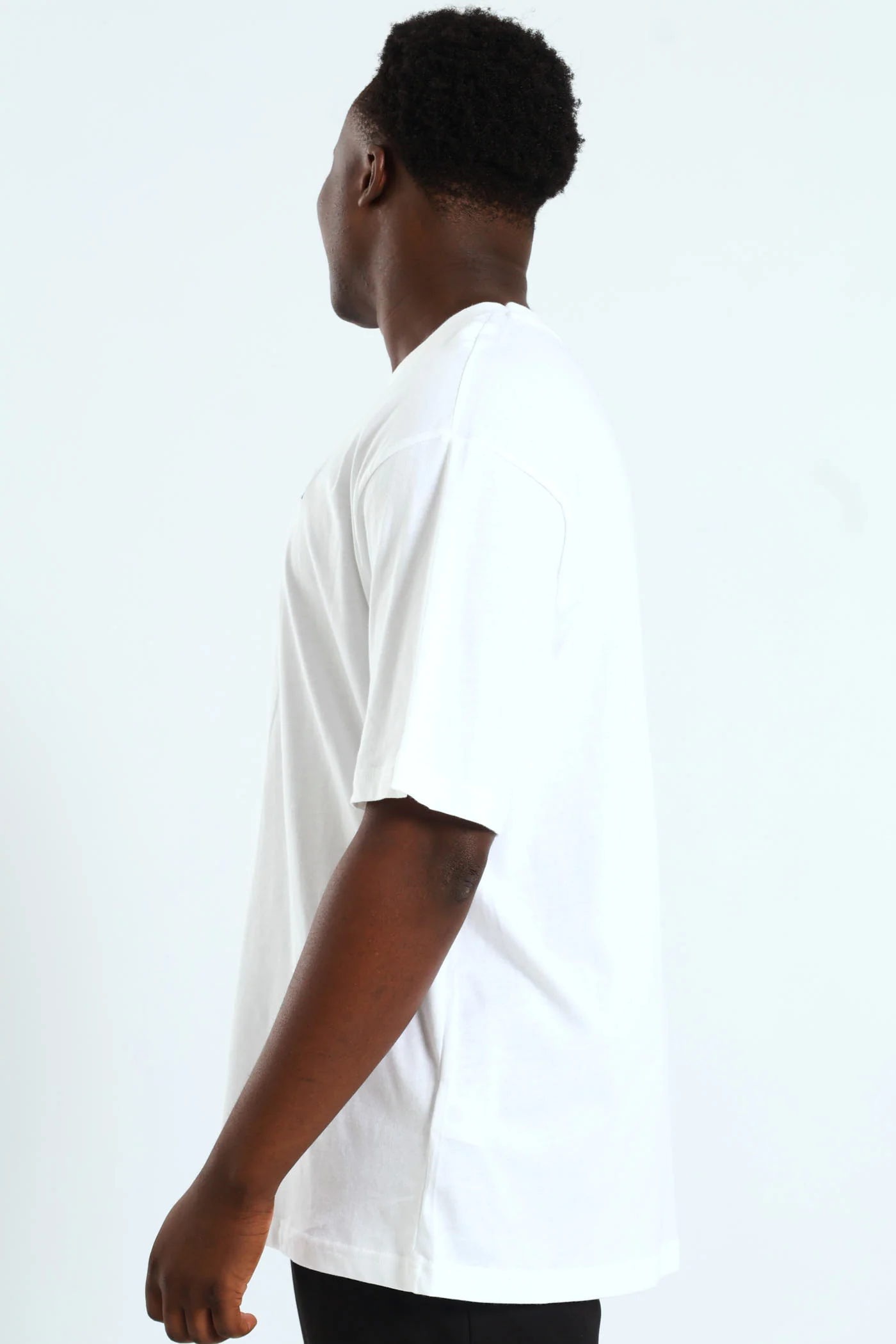 Essential Oversize Tee - White - Image 2