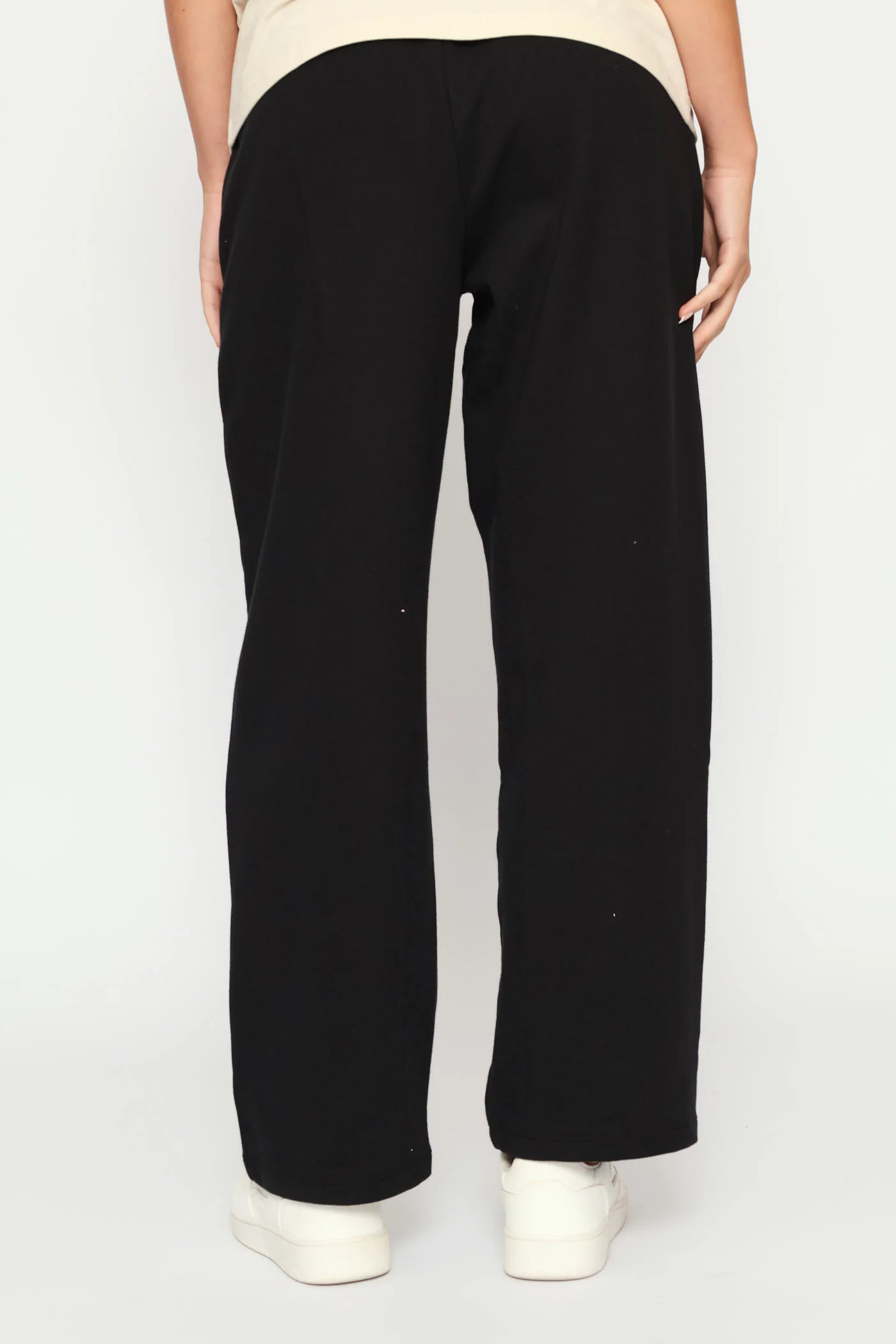Essential Plus Straight Leg Small Logo Pants - Black - Image 5