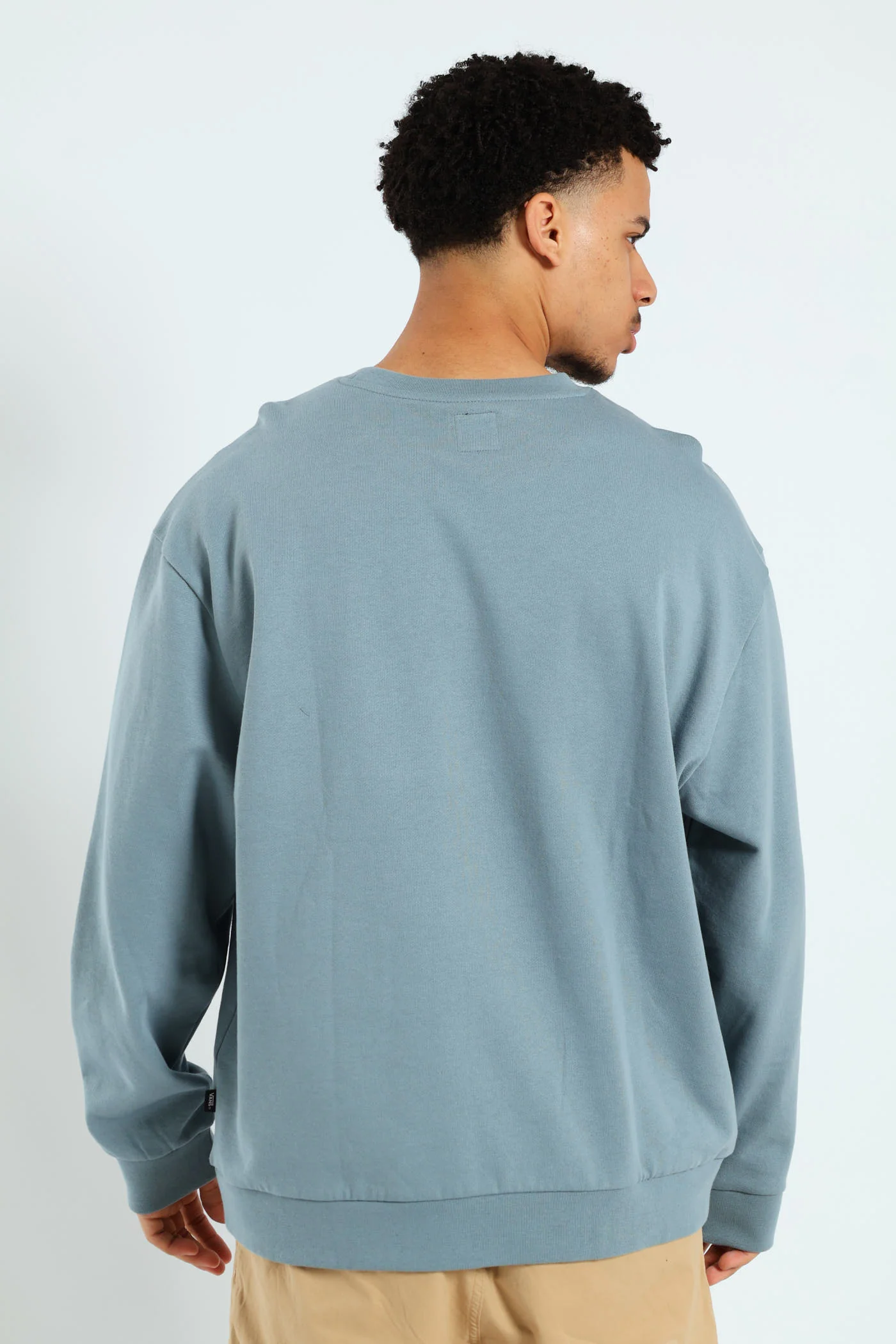 Essential Relaxed Crew Top - Smokey Blue - Image 4